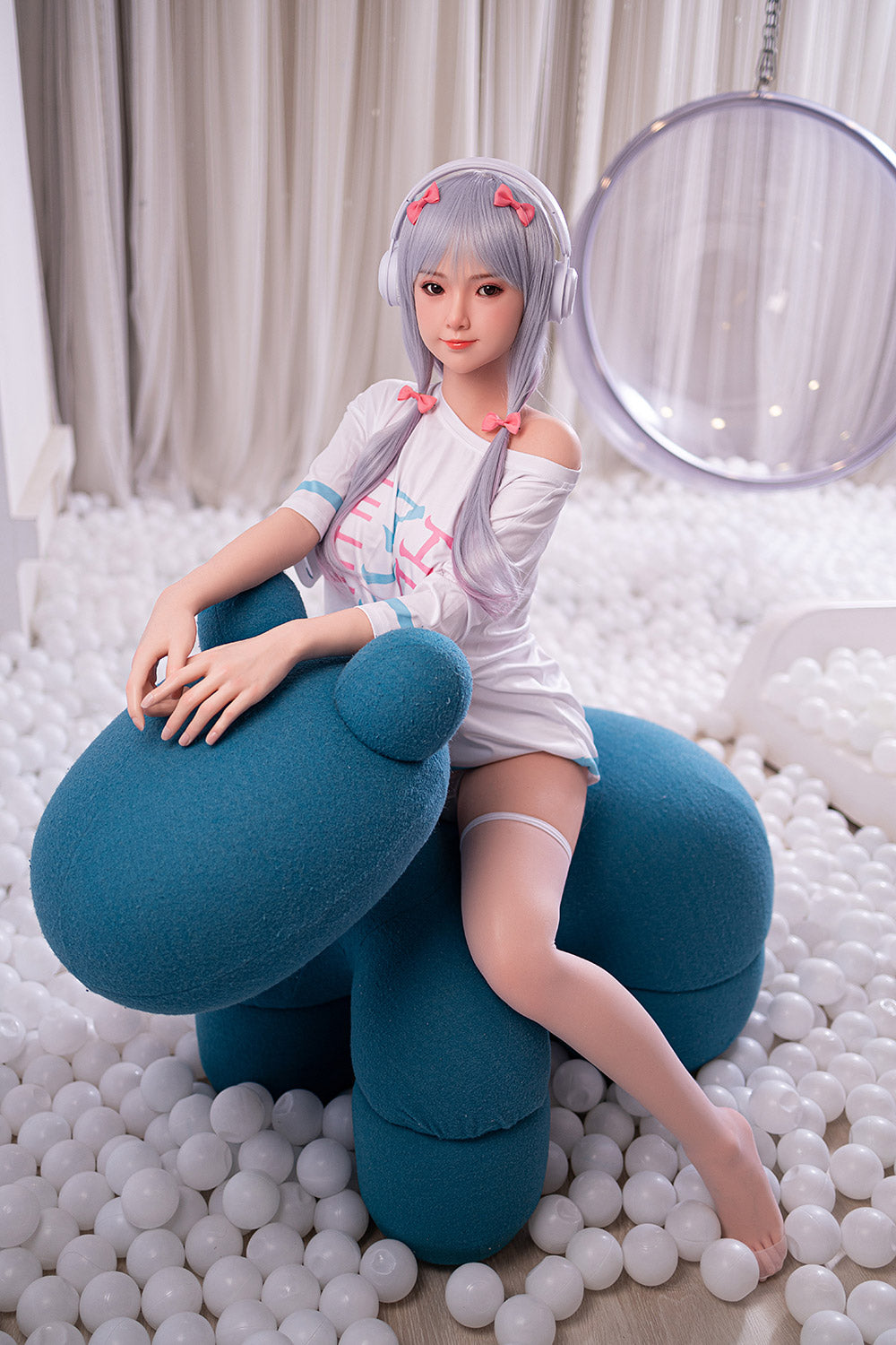 Corrinne 158cm 30# Small Breasts Young Girl Love Doll Realistic Full Silicone Sex Doll