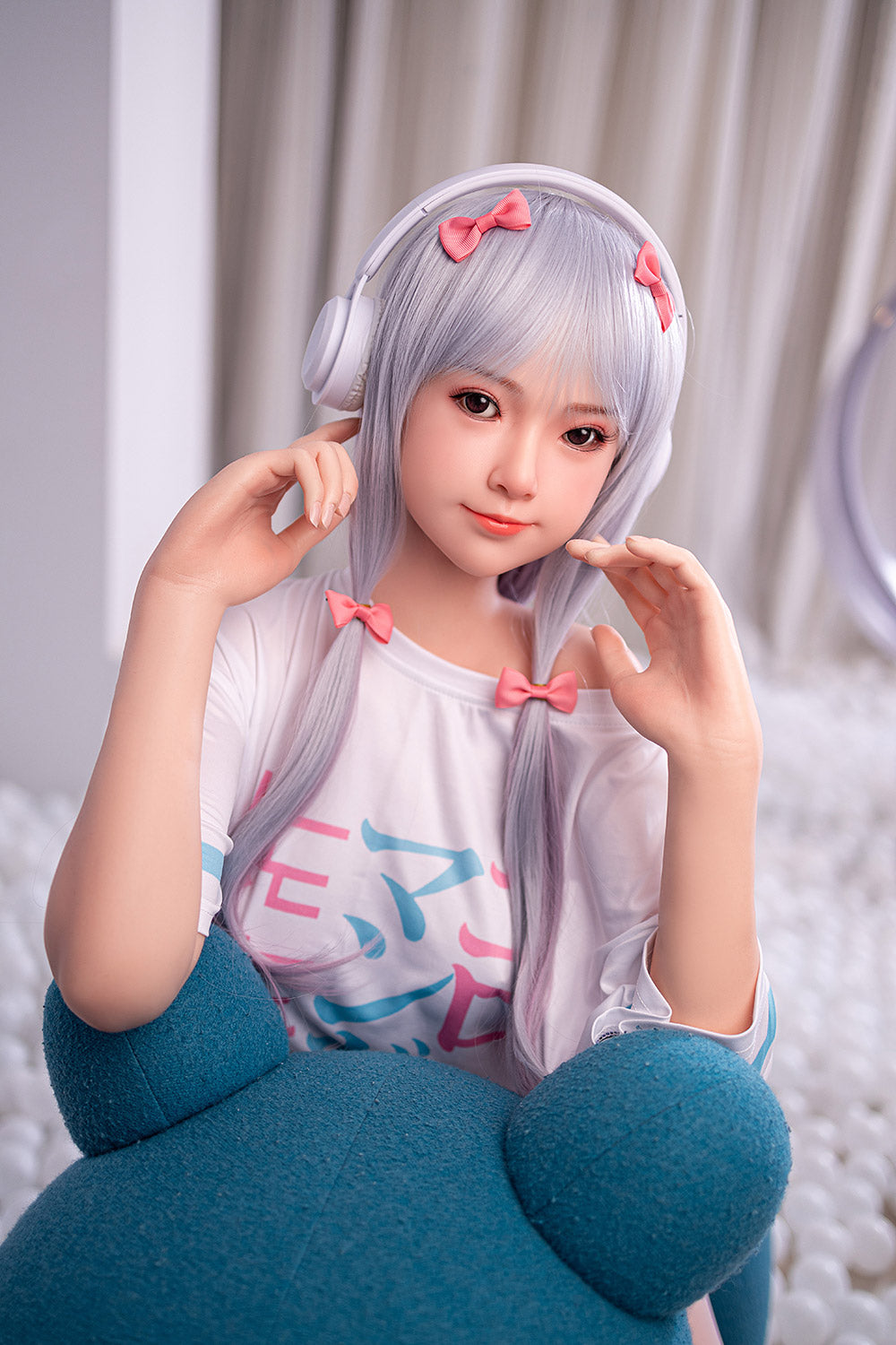 Corrinne 158cm 30# Small Breasts Young Girl Love Doll Realistic Full Silicone Sex Doll