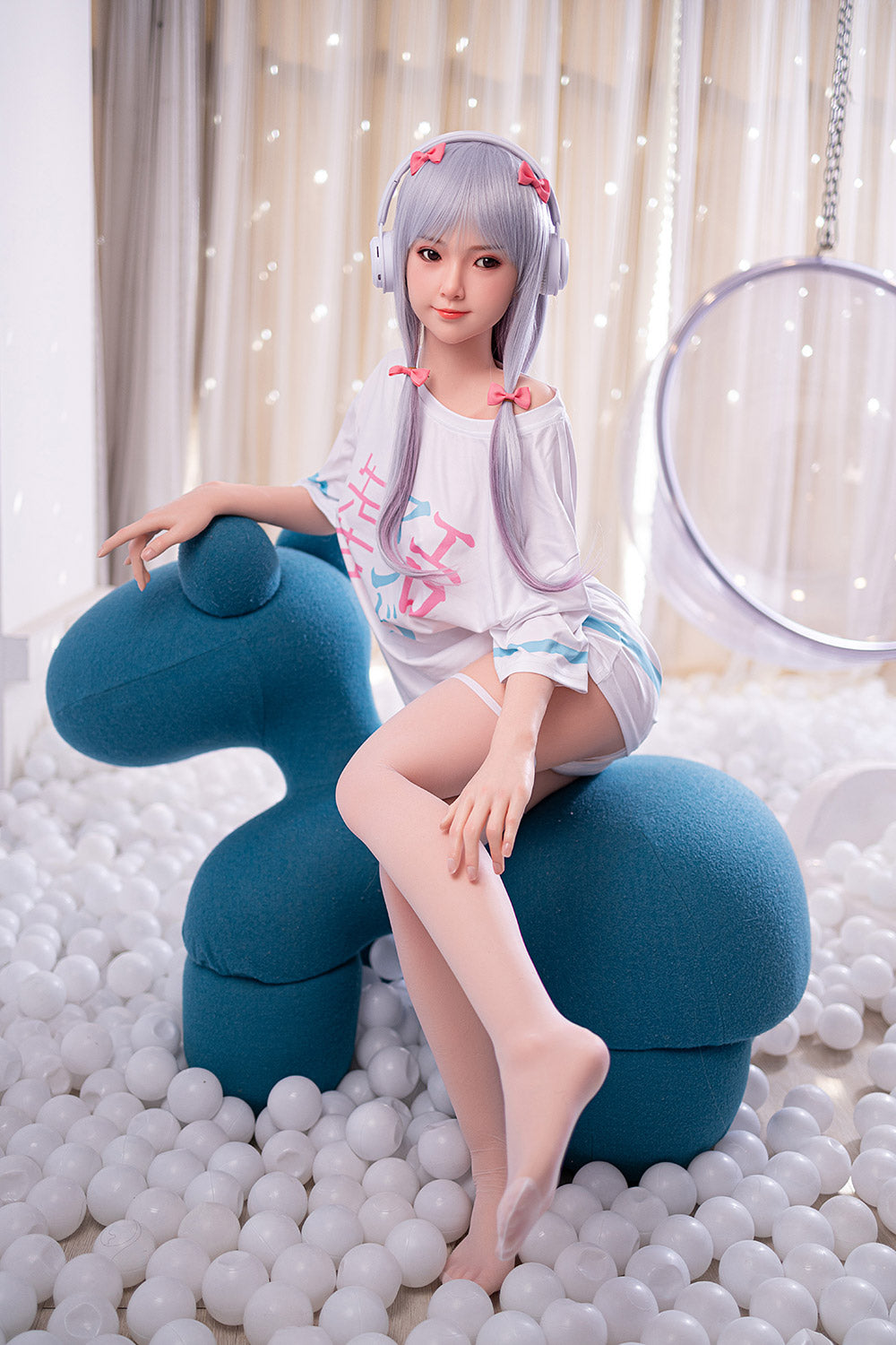 Corrinne 158cm 30# Small Breasts Young Girl Love Doll Realistic Full Silicone Sex Doll