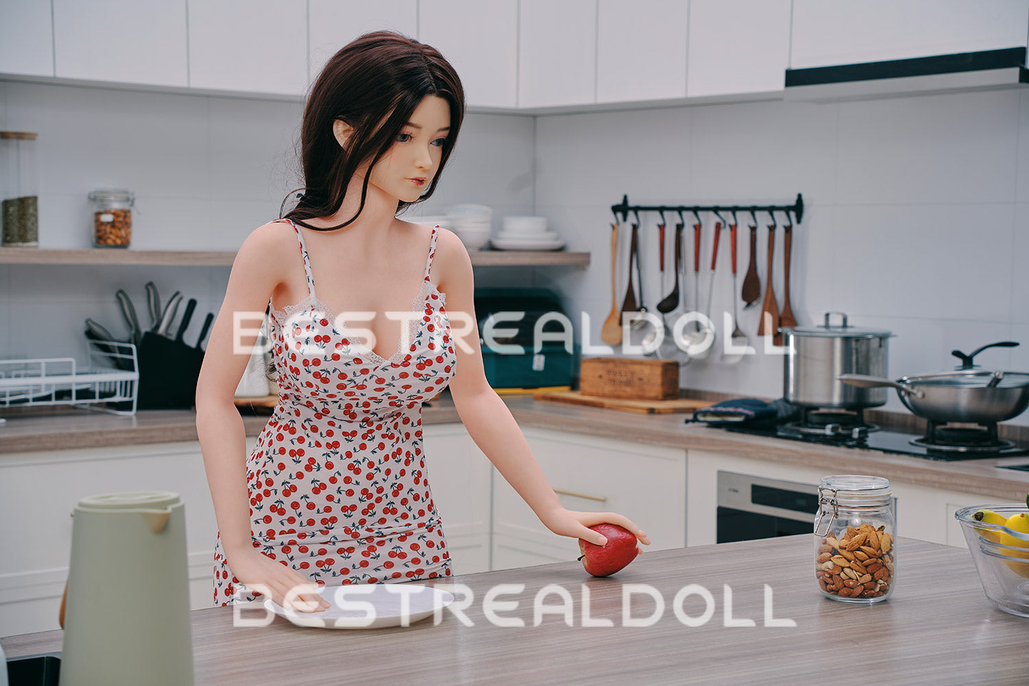 US Stock - RIDMII Unique Design Olympia 163A Sex Doll Silicone Head TPE Body Adult Love Doll