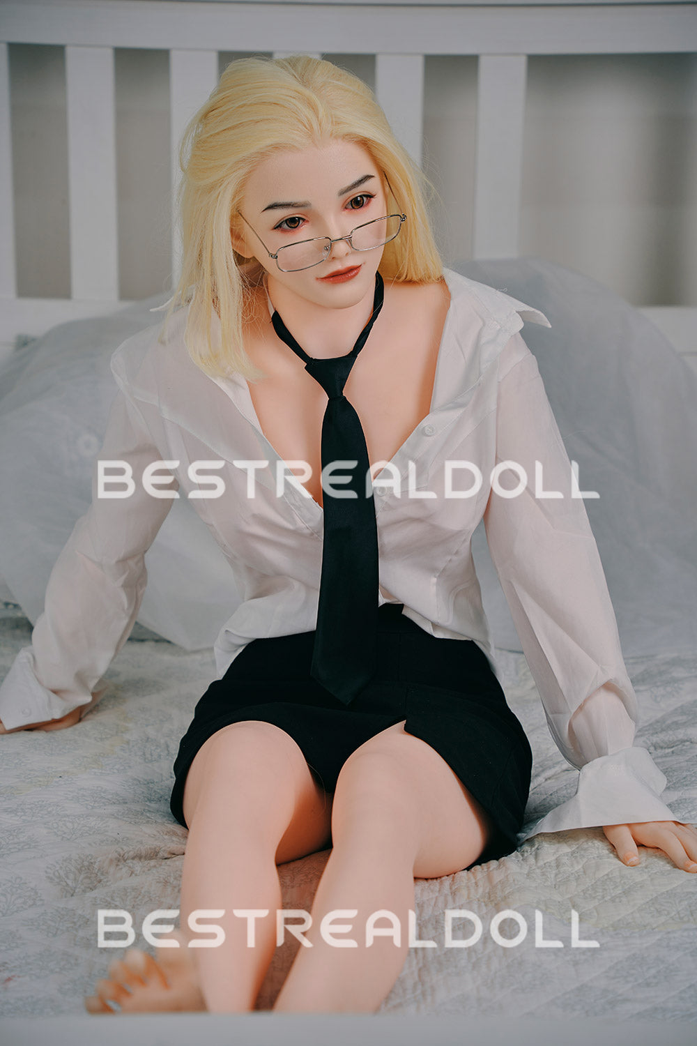 US Stock - RIDMII Unique Design Alma 165cm Silicone Head Love Doll TPE Body Medium Boobs Sex Doll
