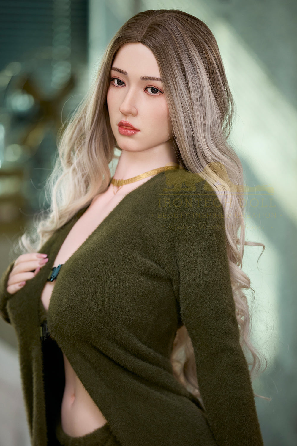 Irontechdoll Karlee 159cm S7 Full Silicone Sex Doll Natural Skin Big Boobs Adult Love Doll