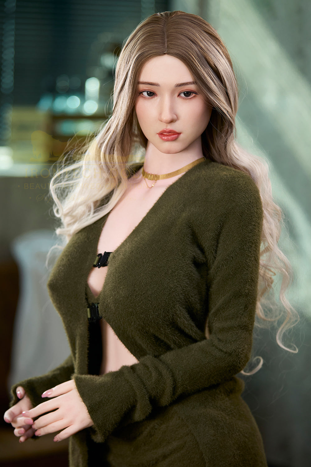 Irontechdoll Karlee 159cm S7 Full Silicone Sex Doll Natural Skin Big Boobs Adult Love Doll