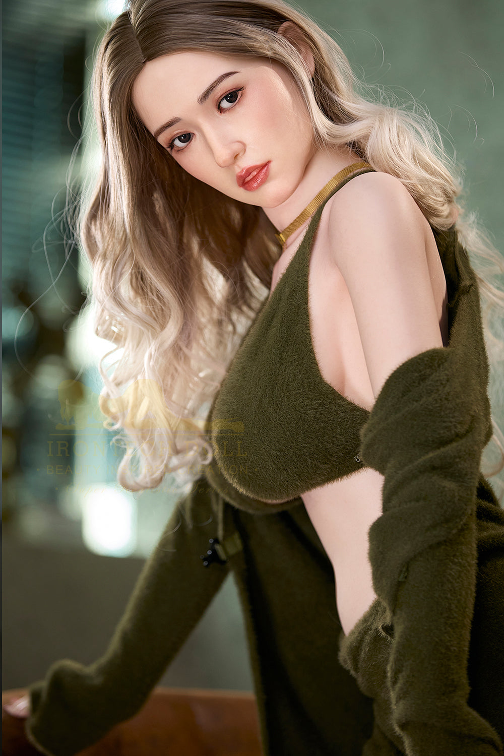 Irontechdoll Karlee 159cm S7 Full Silicone Sex Doll Natural Skin Big Boobs Adult Love Doll