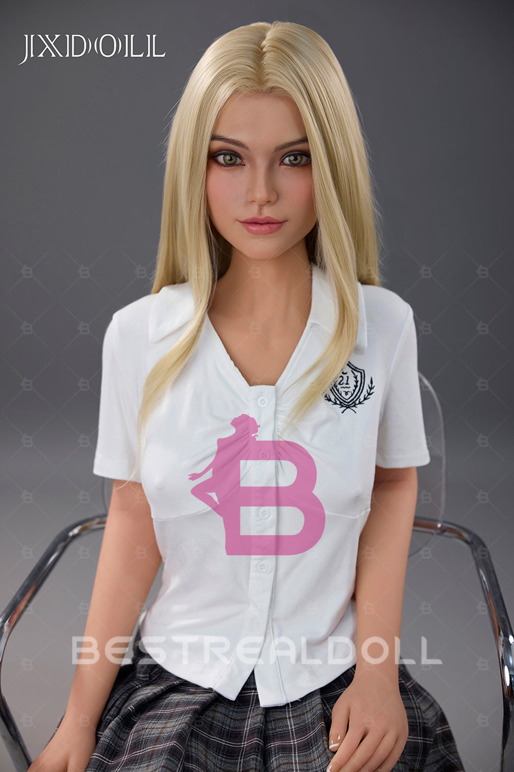 US Stock - Amaris 150cm M15 Soft Silicone ROS Head Sex Doll Sexy Blonde Girl TPE Body Oral Sex Love Doll