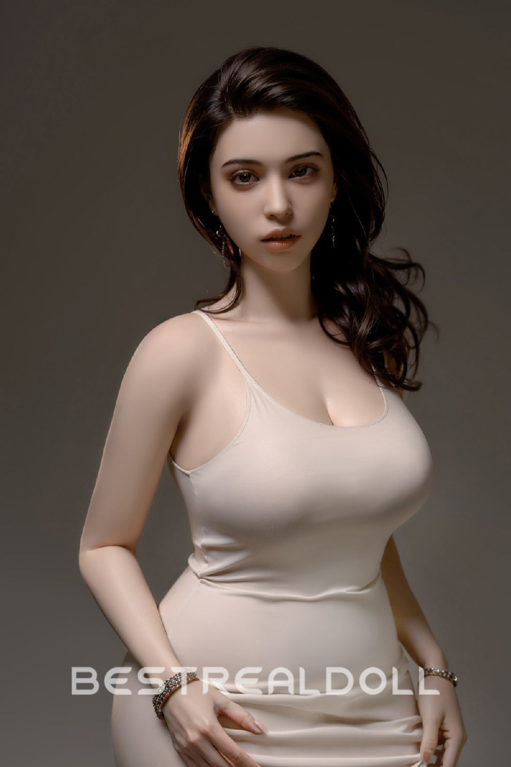 US Stock - RIDMII Reezy Unique Design #320 Silicone Head Blowjob Sex Doll TPE Body Jelly Boobs Adult Love Doll with Yoga Skeleton