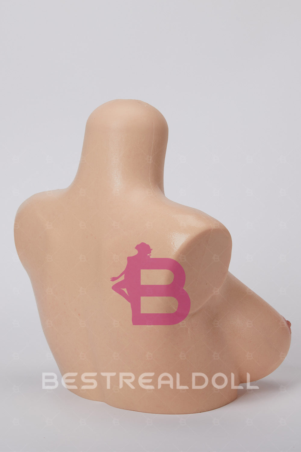 Full Silicone Half Body Sex Doll Head Stand Natural Skin Silicone Adult Love Doll Head Display Stand ONLY