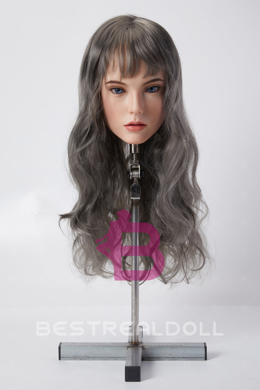 Sex Doll Head Stand Sex Doll Head Storage Stand Adult Love Doll Display Metal Stand (Head Stand ONLY, Head NOT Included)
