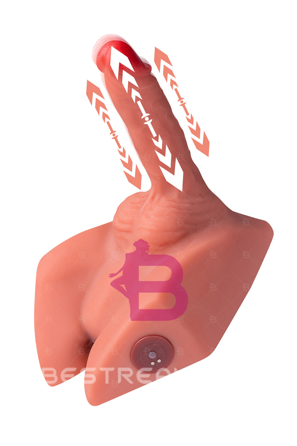 US Stock - SQ-MAR30024 Electric TPE Male Ass Doll Torso Automatic Dildo TPE Male Torso Ass Doll