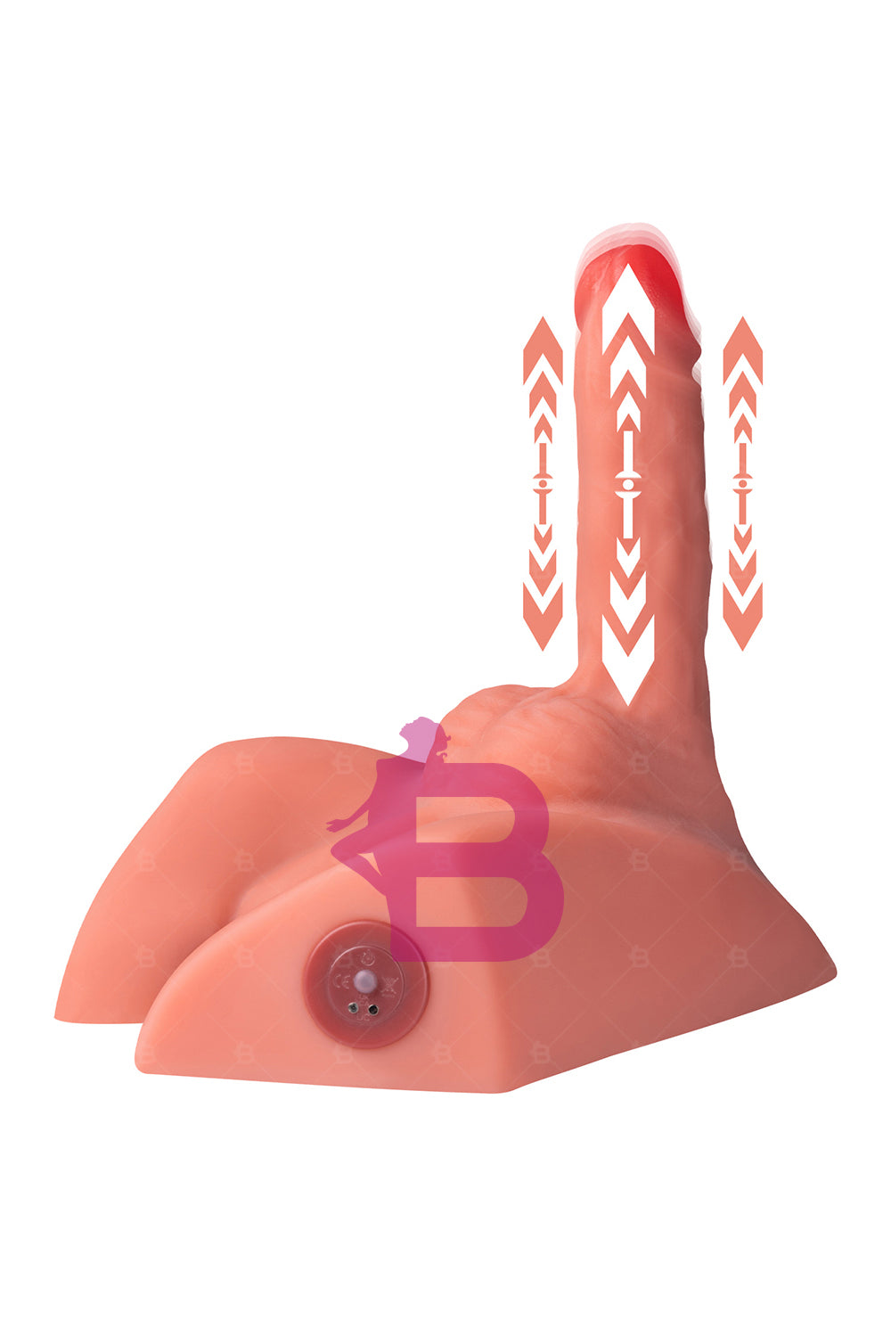 US Stock - SQ-MAR30024 Electric TPE Male Ass Doll Torso Automatic Dildo TPE Male Torso Ass Doll