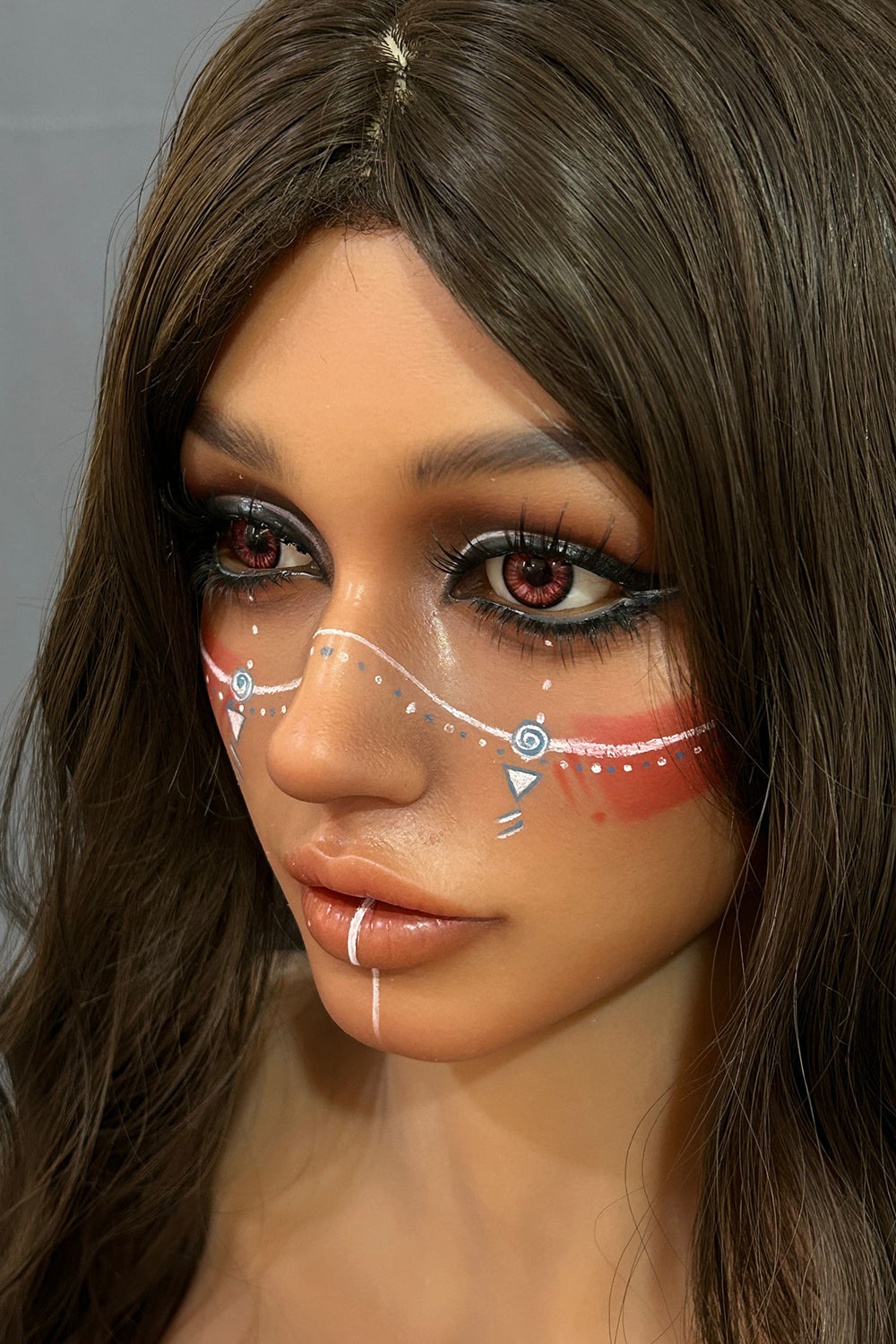 EU Stock - Sigafundoll SG2/SG3 159cm Dark Tanned Body Sex Doll Sexy Boobs Silicone Head TPE Adult Love Doll