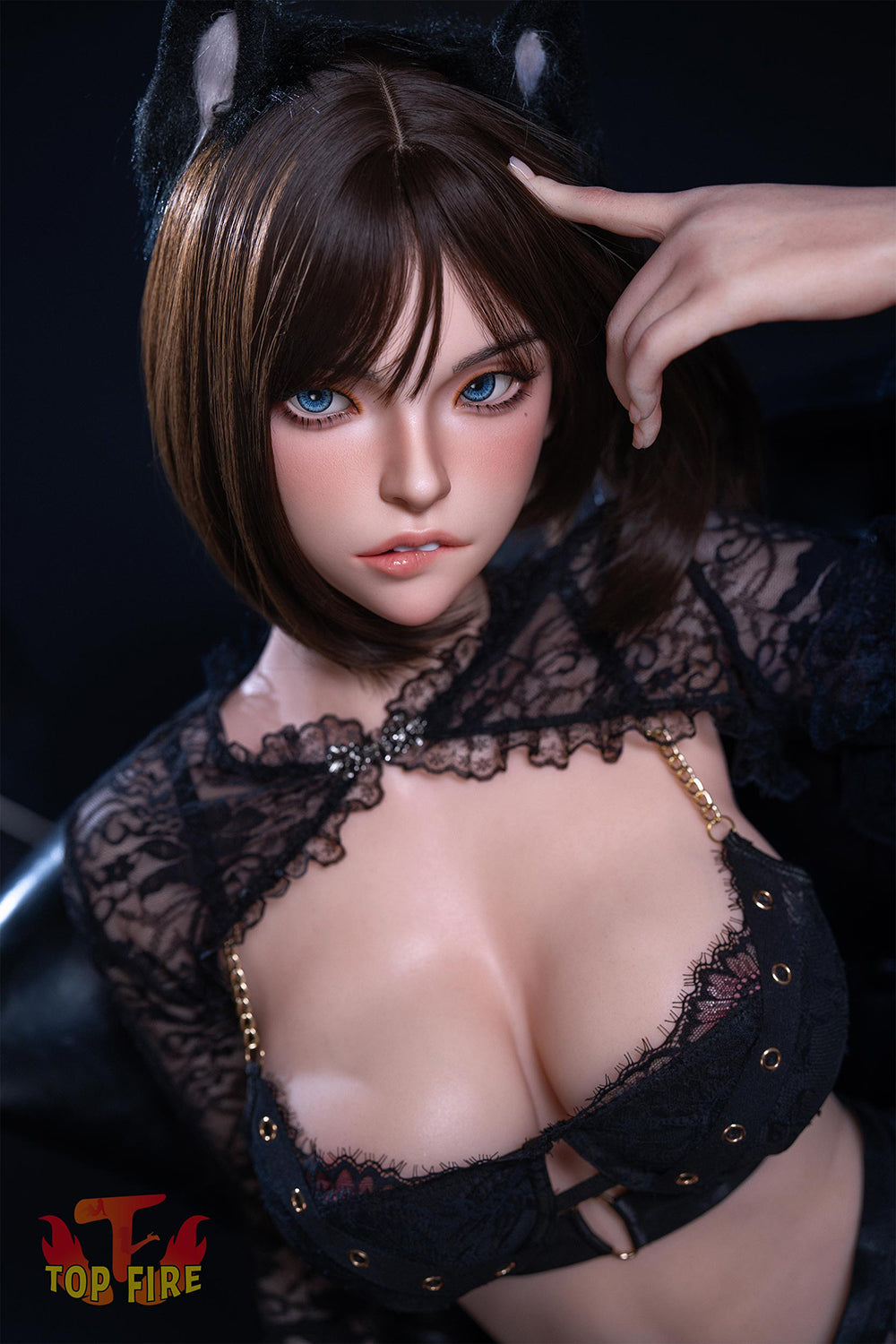 EU Stock - Topfire Nemi 158cm T05 Full Silicone ROS Sex Doll Natural Skin Auto Blowjob Silicone Adult Love Doll
