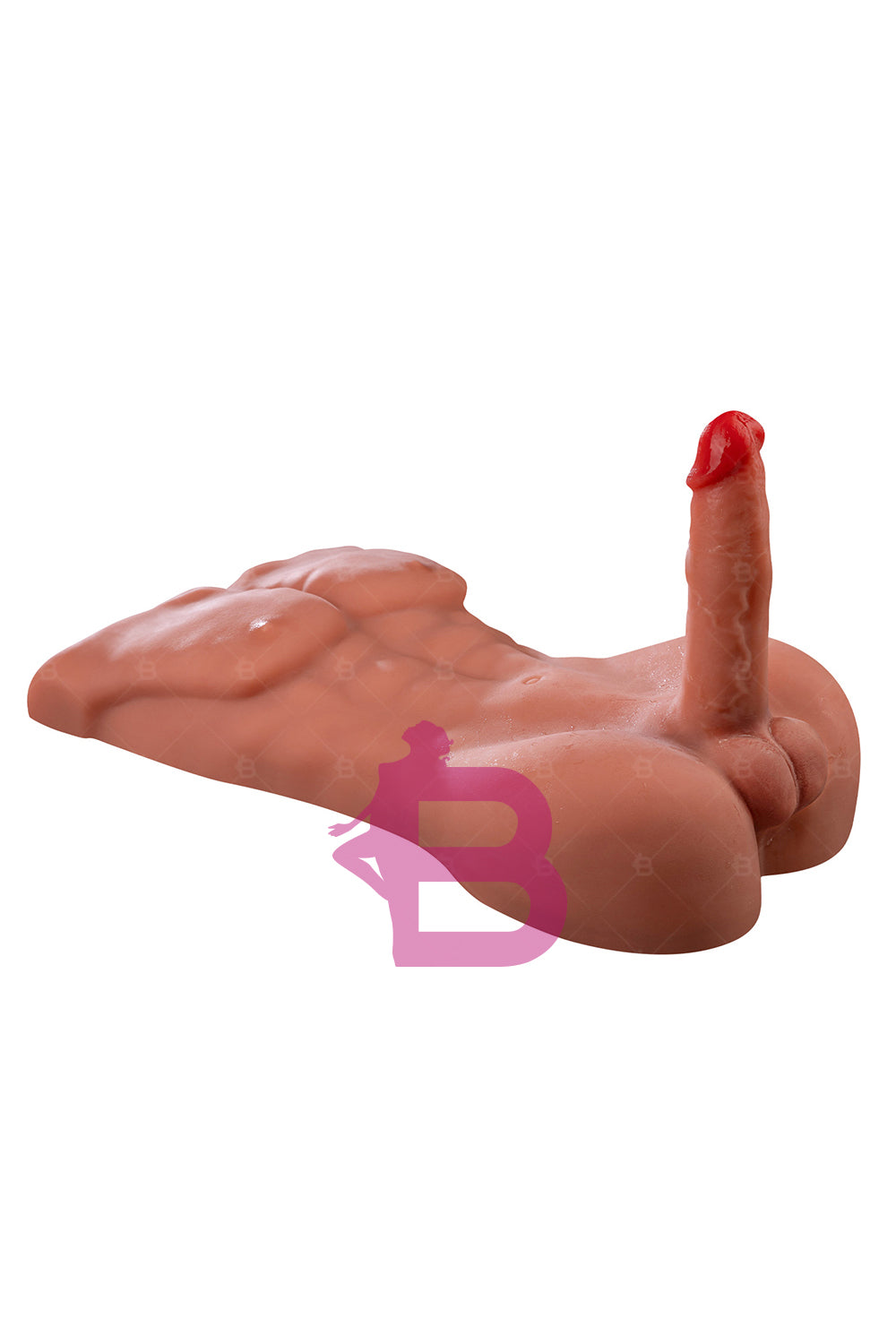 US Stock - SQ-MA30032 46cm Electric TPE Male Sex Doll Torso Half Body Automatic Dildo Function Male Torso Sex Doll