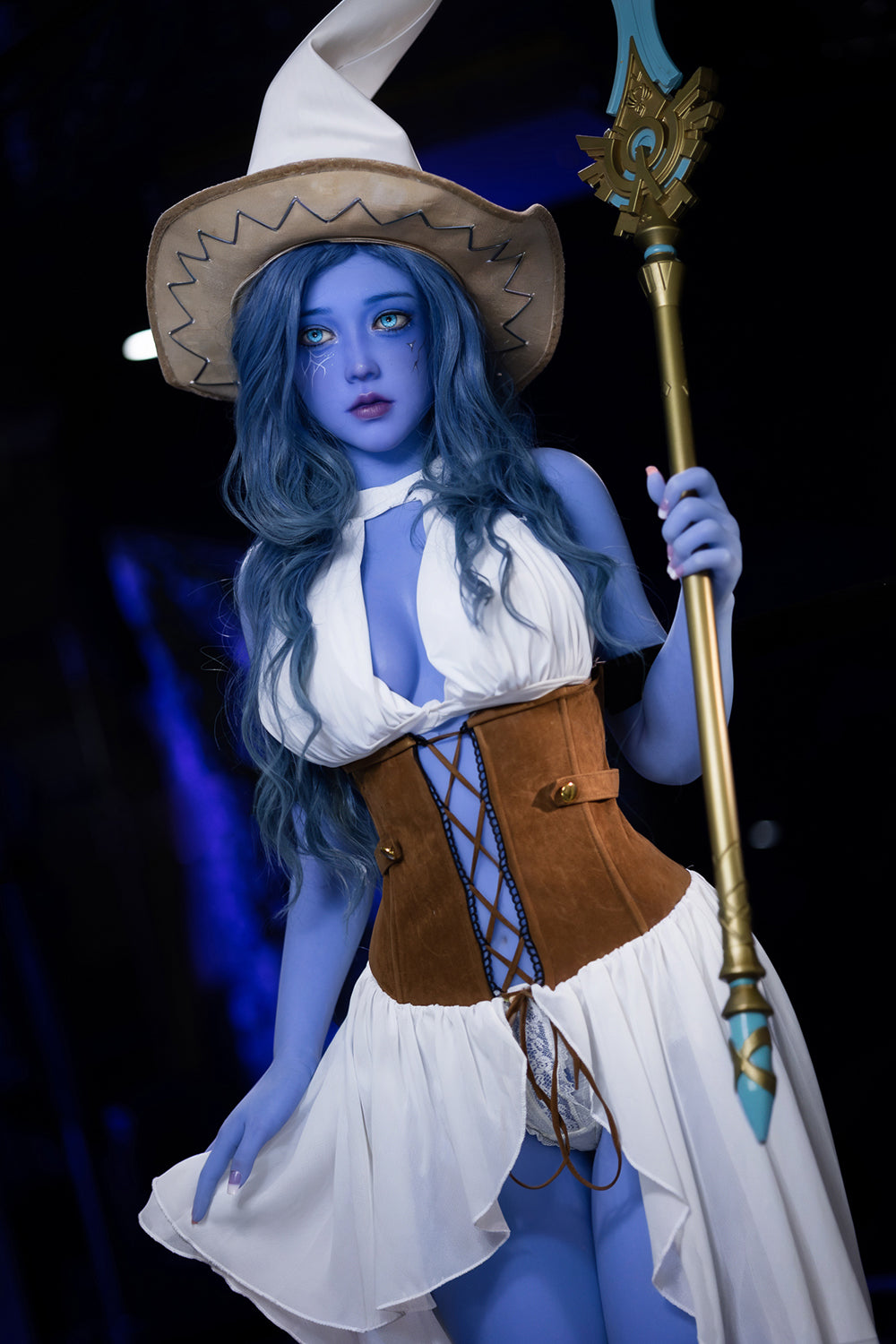 EU Stock - Nocturne Plus 160cm #225 Blue Skin TPE Sex Doll Big Breasts Fantasy TPE Adult Love Doll