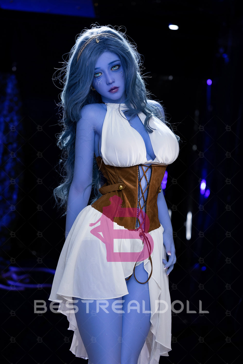 EU Stock - Nocturne Plus 160cm #225 Blue Skin TPE Sex Doll Big Breasts Fantasy TPE Adult Love Doll