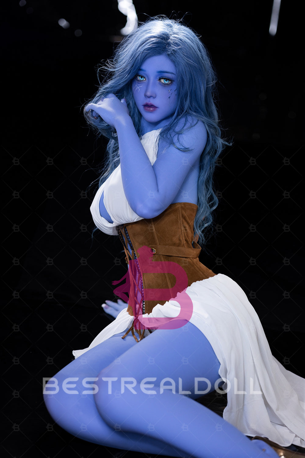 EU Stock - Nocturne Plus 160cm #225 Blue Skin TPE Sex Doll Big Breasts Fantasy TPE Adult Love Doll