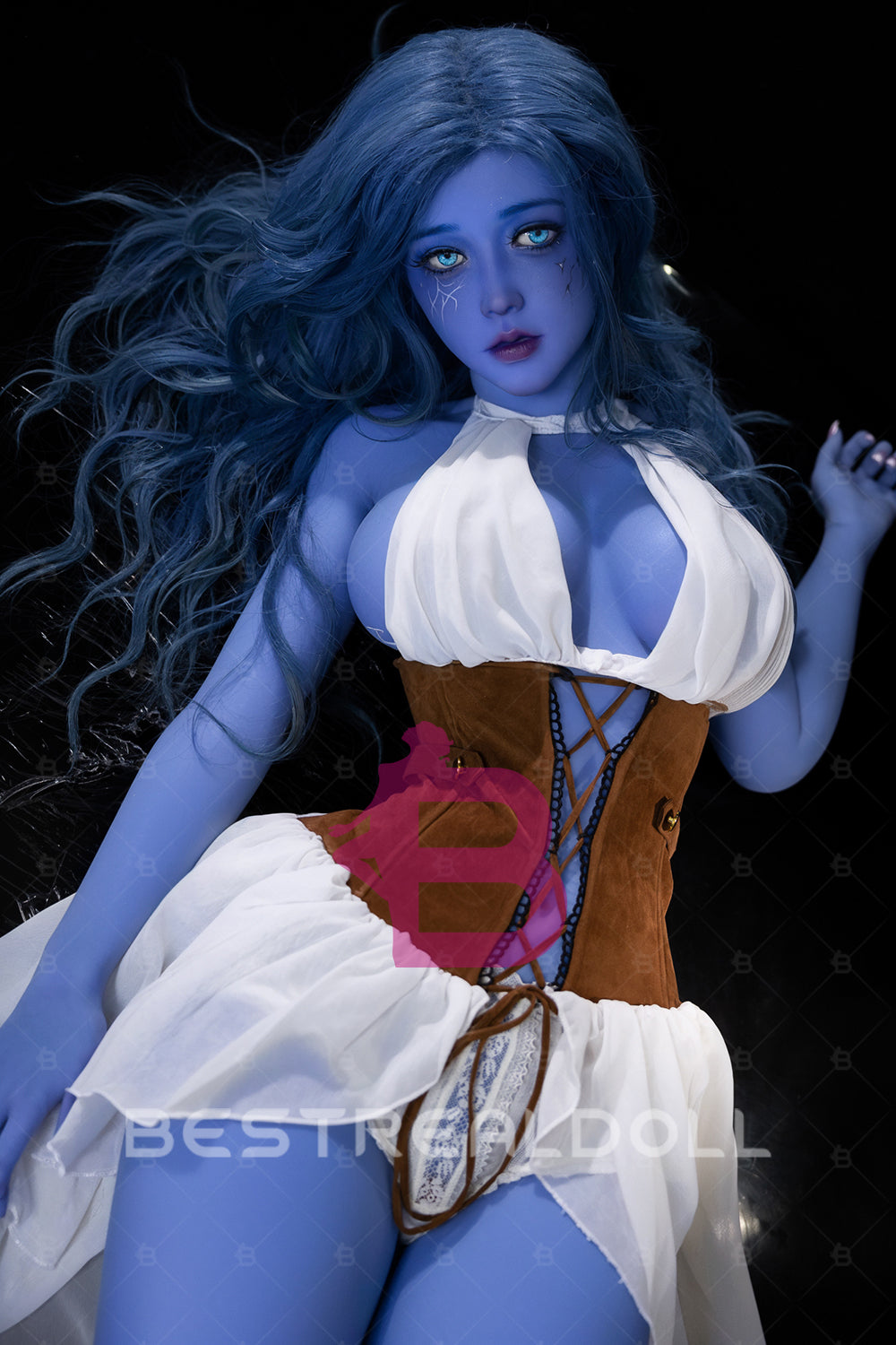 EU Stock - Nocturne Plus 160cm #225 Blue Skin TPE Sex Doll Big Breasts Fantasy TPE Adult Love Doll