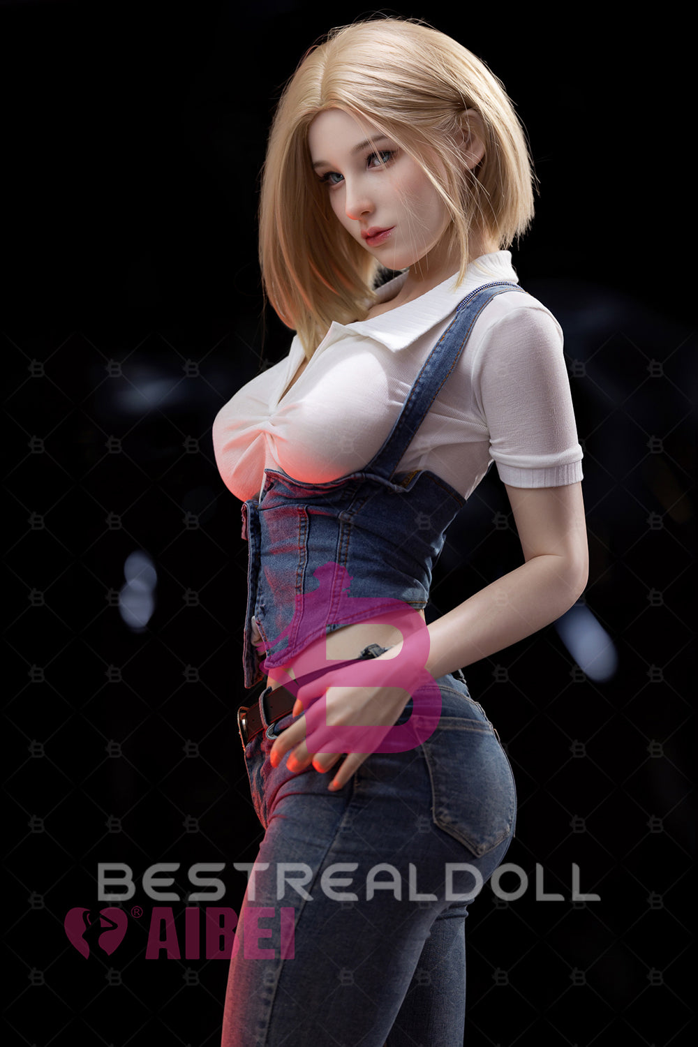 US Stock - Romy 167cm E Cup AB12 Full Silicone Sex Doll Short Blonde Natural Skin Silicone Oral Sex Love Doll