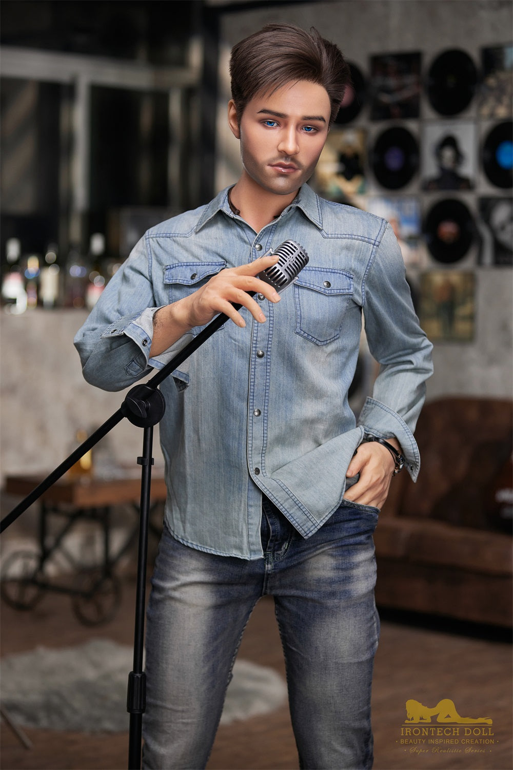 Irontechdoll 170cm M4 Jimmy Male Sex Doll Full Silicone Male Doll Gay Love Doll