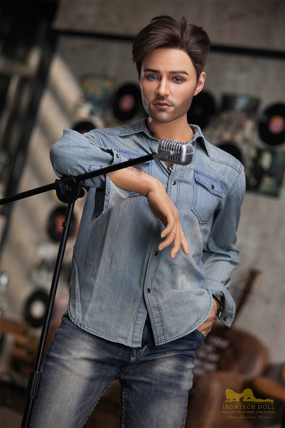 Irontechdoll 170cm M4 Jimmy Male Sex Doll Full Silicone Male Doll Gay Love Doll