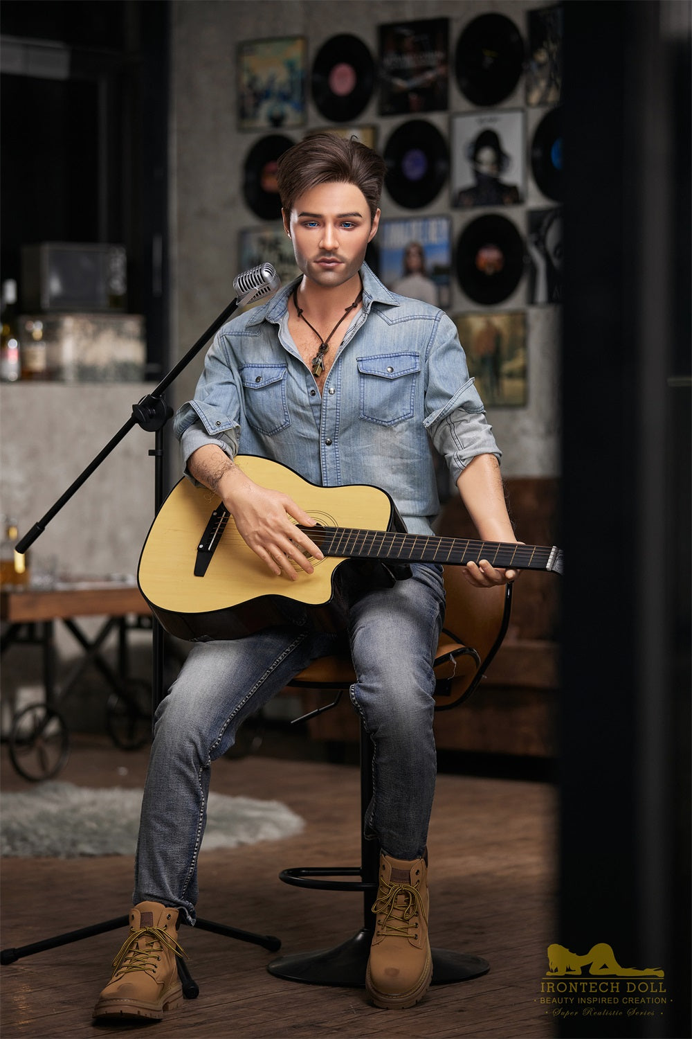 Irontechdoll 170cm M4 Jimmy Male Sex Doll Full Silicone Male Doll Gay Love Doll