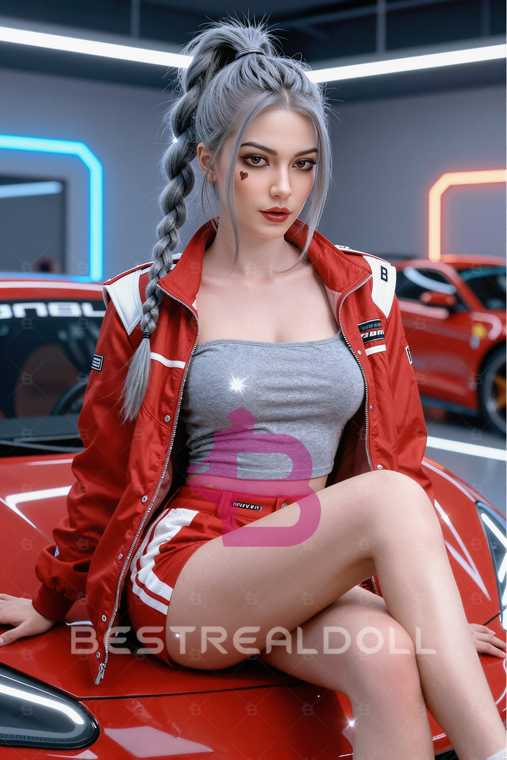 US Stock - Makayla Plus 173cm M7 Oral Sex Love Doll Silicone Head TPE Body ROS Head Movable Jaw Adult Sex Doll