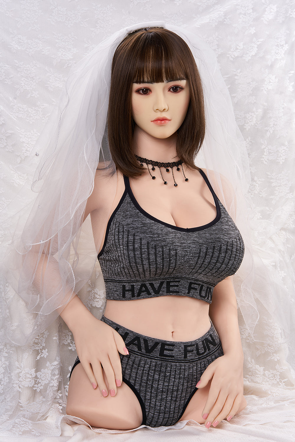 US Stock - Margot Medium Boobs Sex Doll Torso Half Body TPE Torso Doll with Head Natural Skin Realistic Love Doll