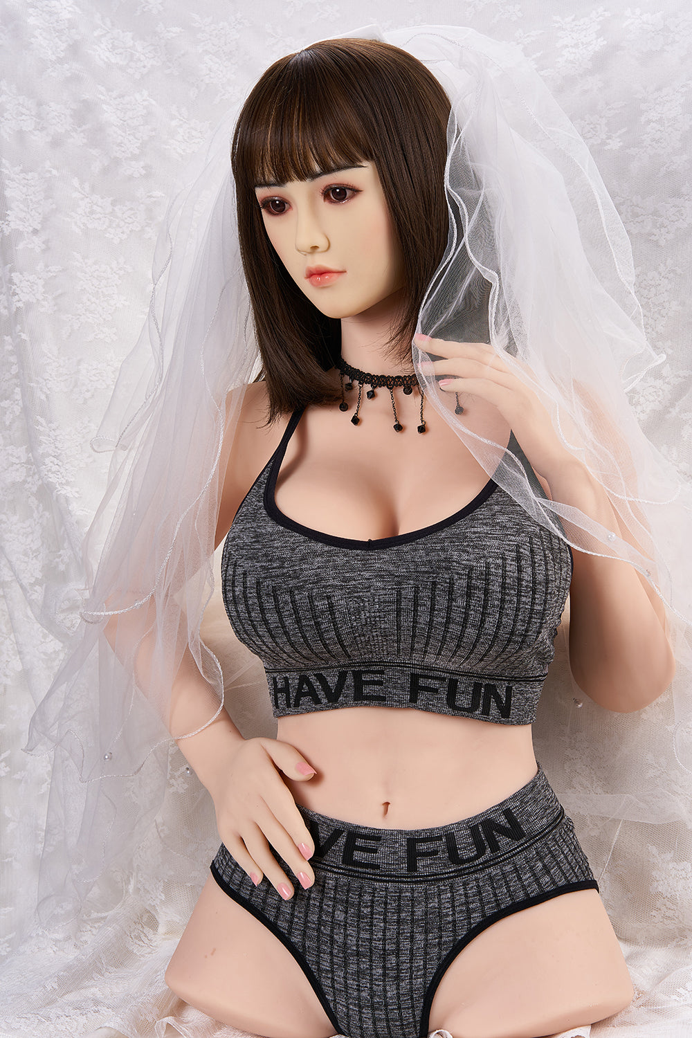 US Stock - Margot Medium Boobs Sex Doll Torso Half Body TPE Torso Doll with Head Natural Skin Realistic Love Doll