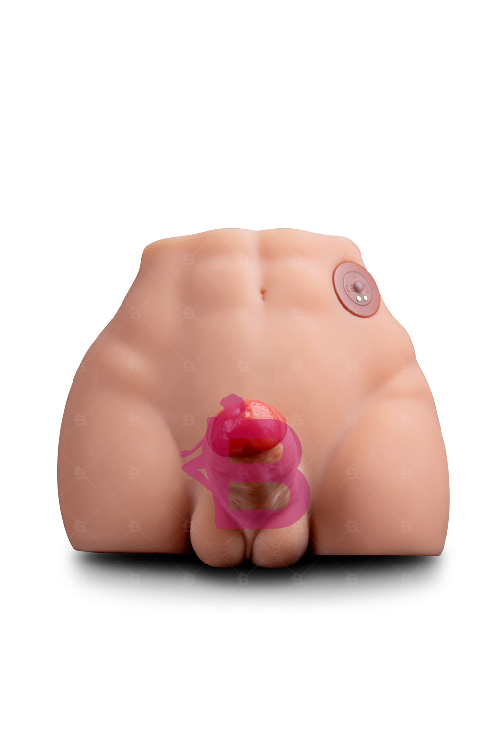 US Stock - SQ-MA30021 Big Dildo Male Sex Torso Ass Doll Electric Dildo Automatic Male Ass TPE Sex Doll Torso