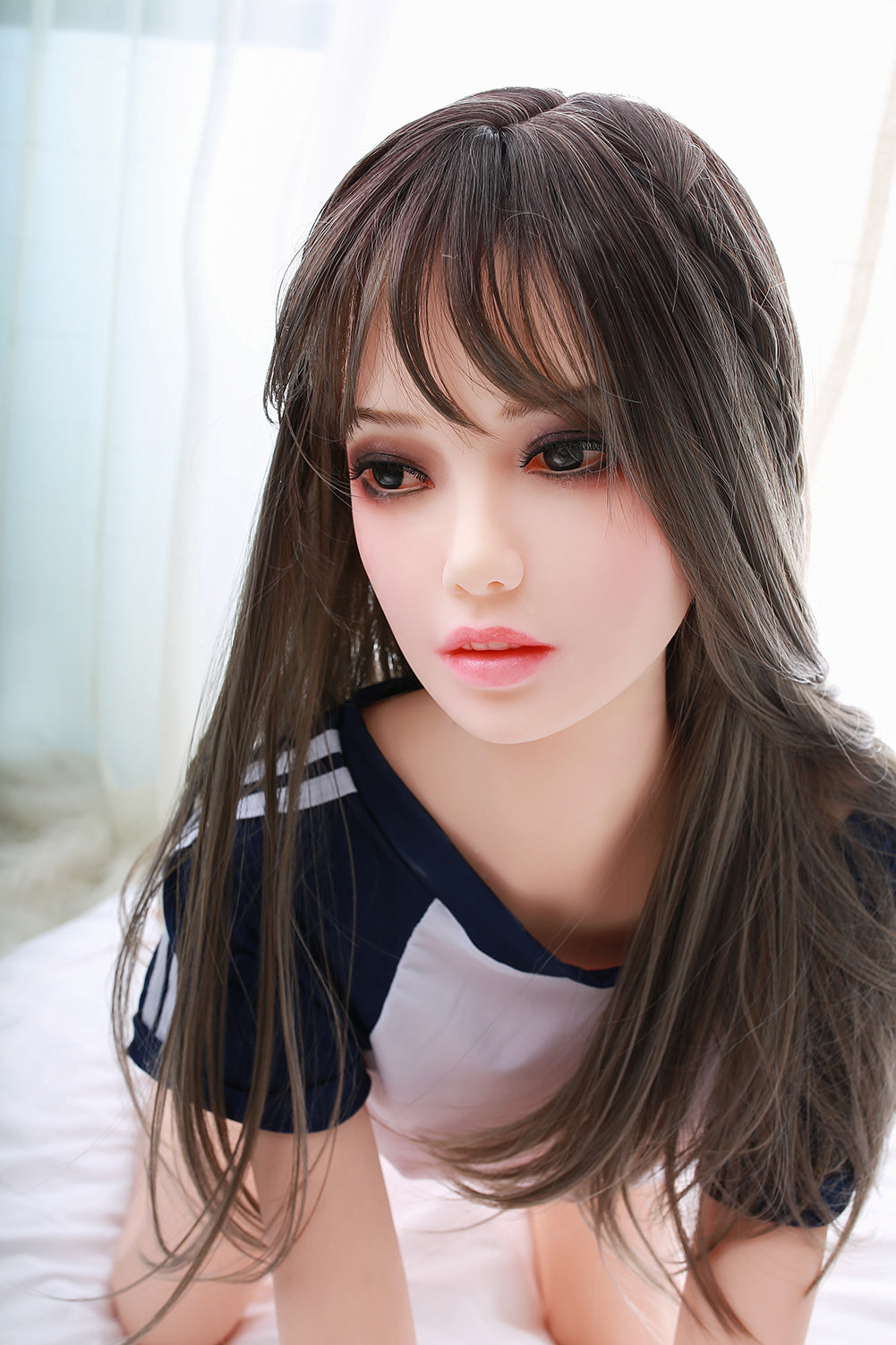 150cm Realistic Adult Love Doll Small Breasts Beautiful lady Carrie #144 TPE Sex Doll