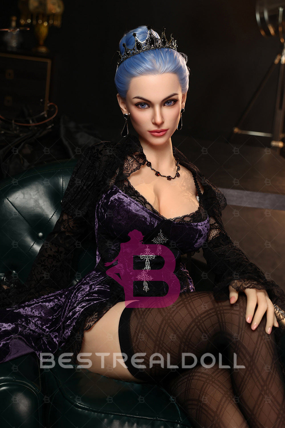US Stock - YAMIEE Jovie 163A SNK34 Soft Silicone ROS Head Sex Doll TPE Body Natural Skin TPE Adult Love Doll (Free 2ND Head)