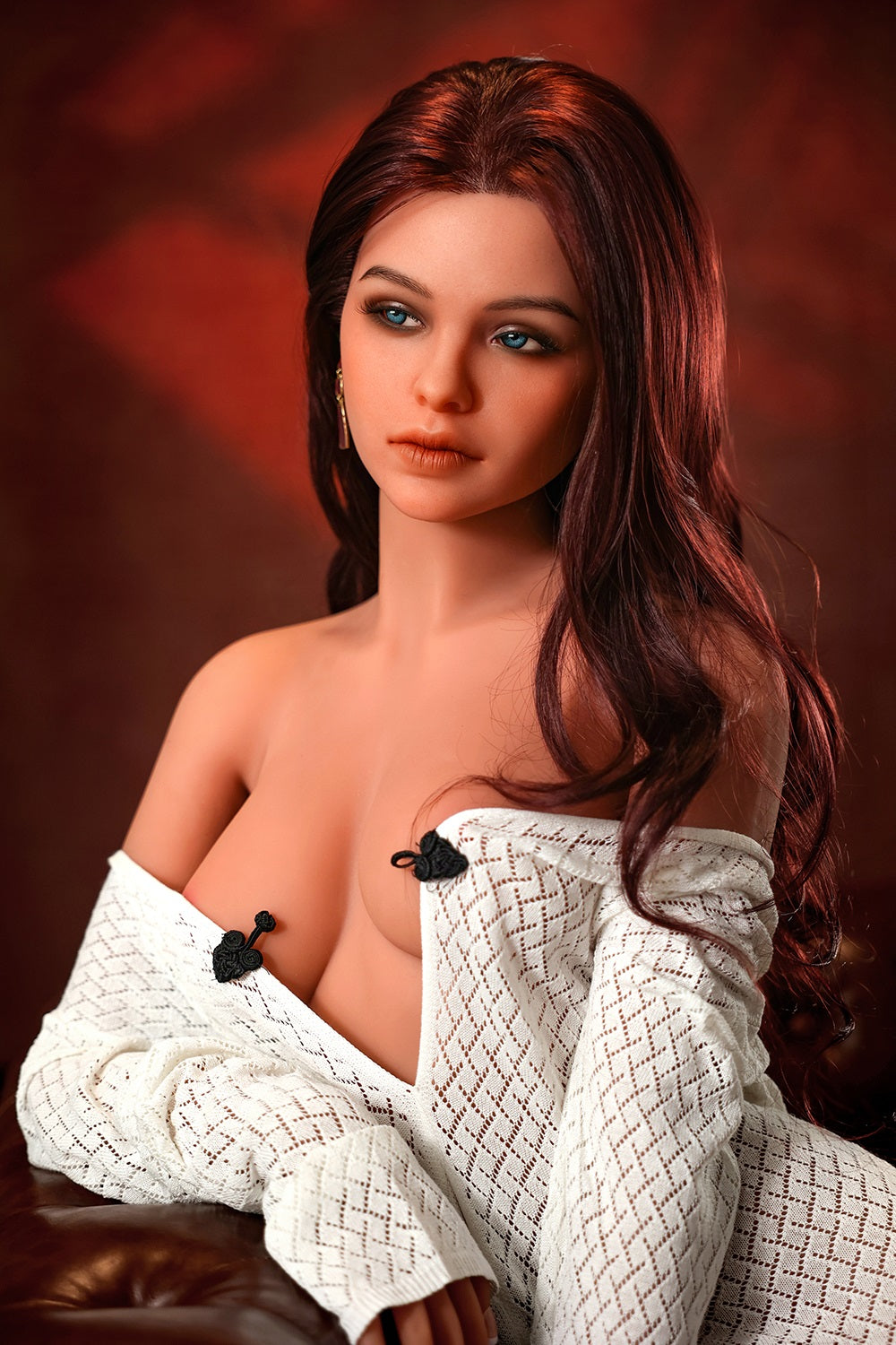 US Stock - Sapphira 166cm #537 Silicone Head Blowjob Sex Doll TPE Body Oral Sex Love Doll
