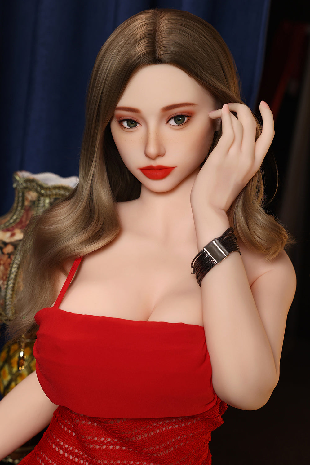 EU Stock - YAMIEE Niva Plus Unique Design 163cm SNK40 TPE Sex Doll Deep Throat Natural Skin Adult TPE Love Doll