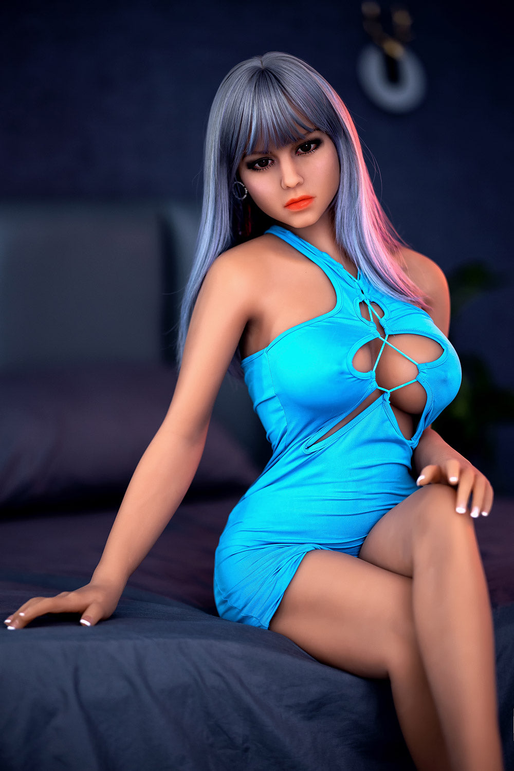 Hebe Medium Breasts 158cm Grey Hair Sexy Realistic TPE Sex Doll