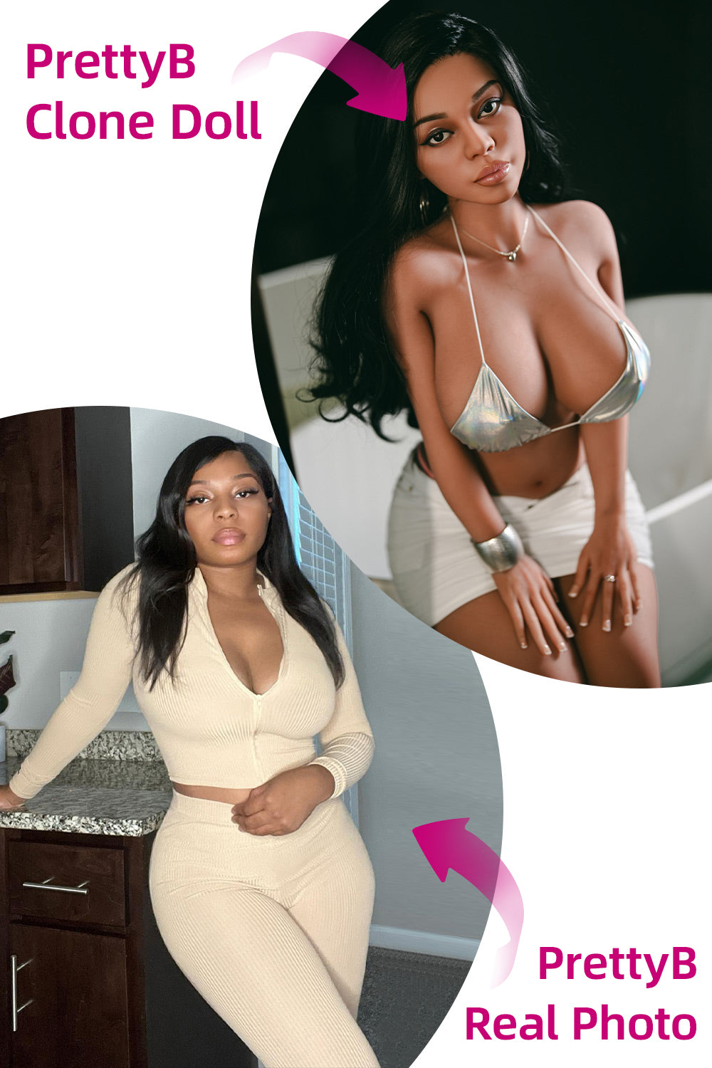 Realistic Clone Content Creator PrettyB Silicone Head TPE Body Sex Doll BestRealDoll Realistic Clone Content Creator PrettyB Silicone Head TPE Body Sex Doll BestRealDoll