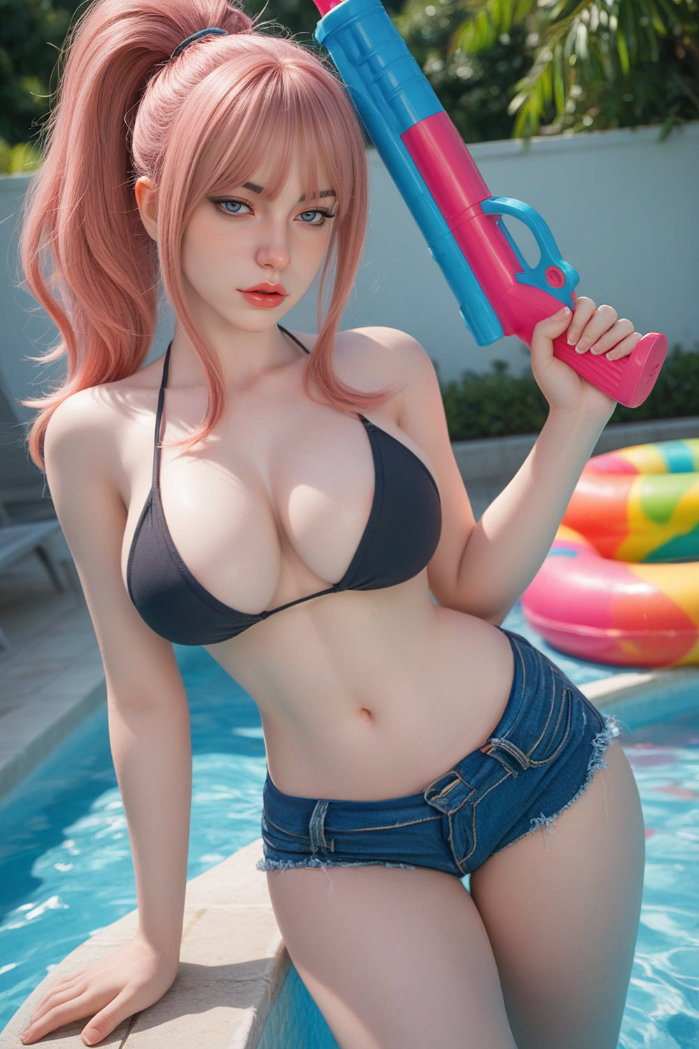 US Stock - Loly 164cm M5 Realisitc Full Silicone Sex Doll Movable Jaw Adult ROS Head Oral Sex Silicone Love Doll