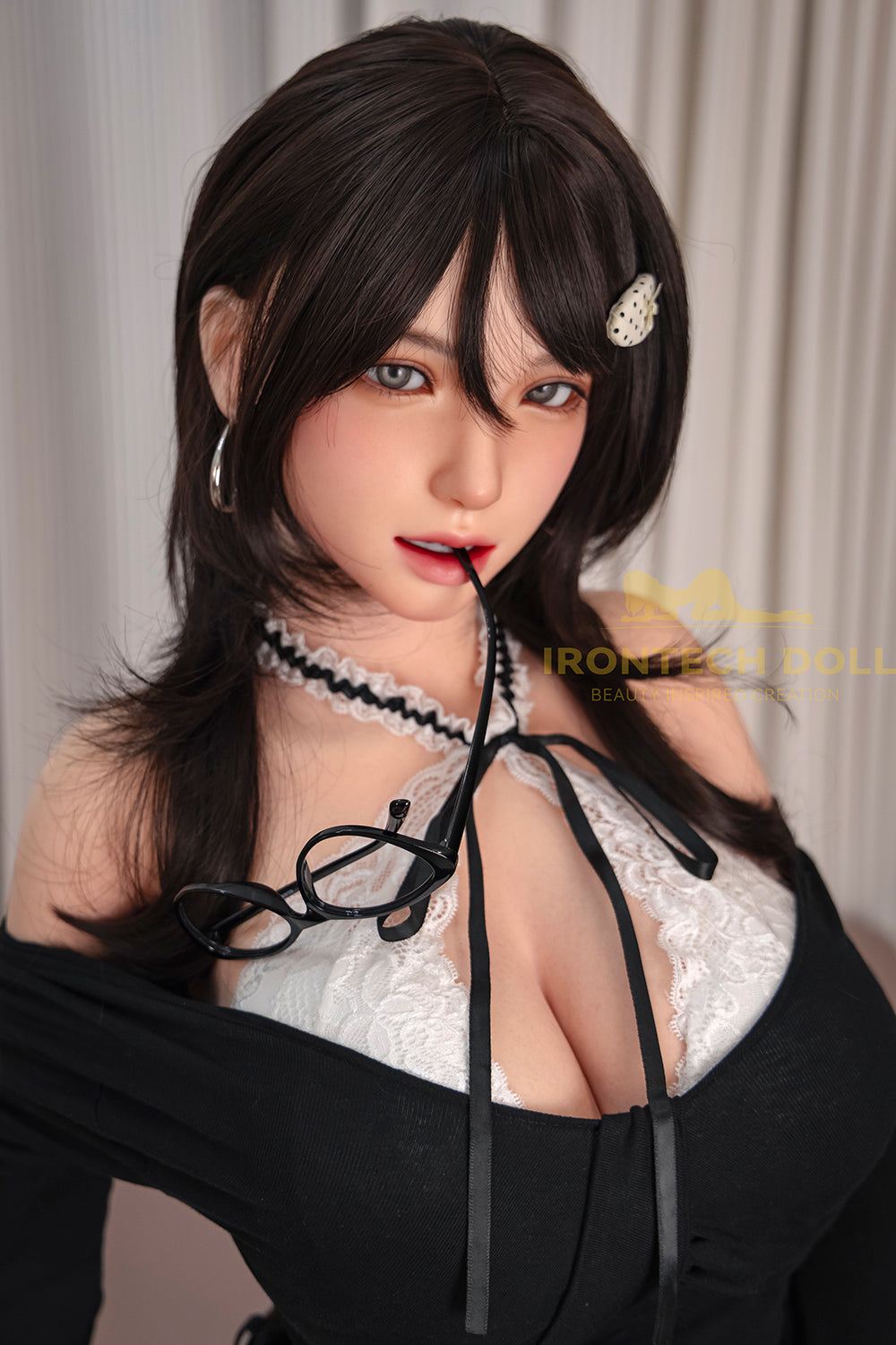 US Stock - Irontechdoll Lennon Plus 166cm S32 Natural Skin Full Silicone ROS Max Love Doll Big Boobs Silicone Oral Sex Doll