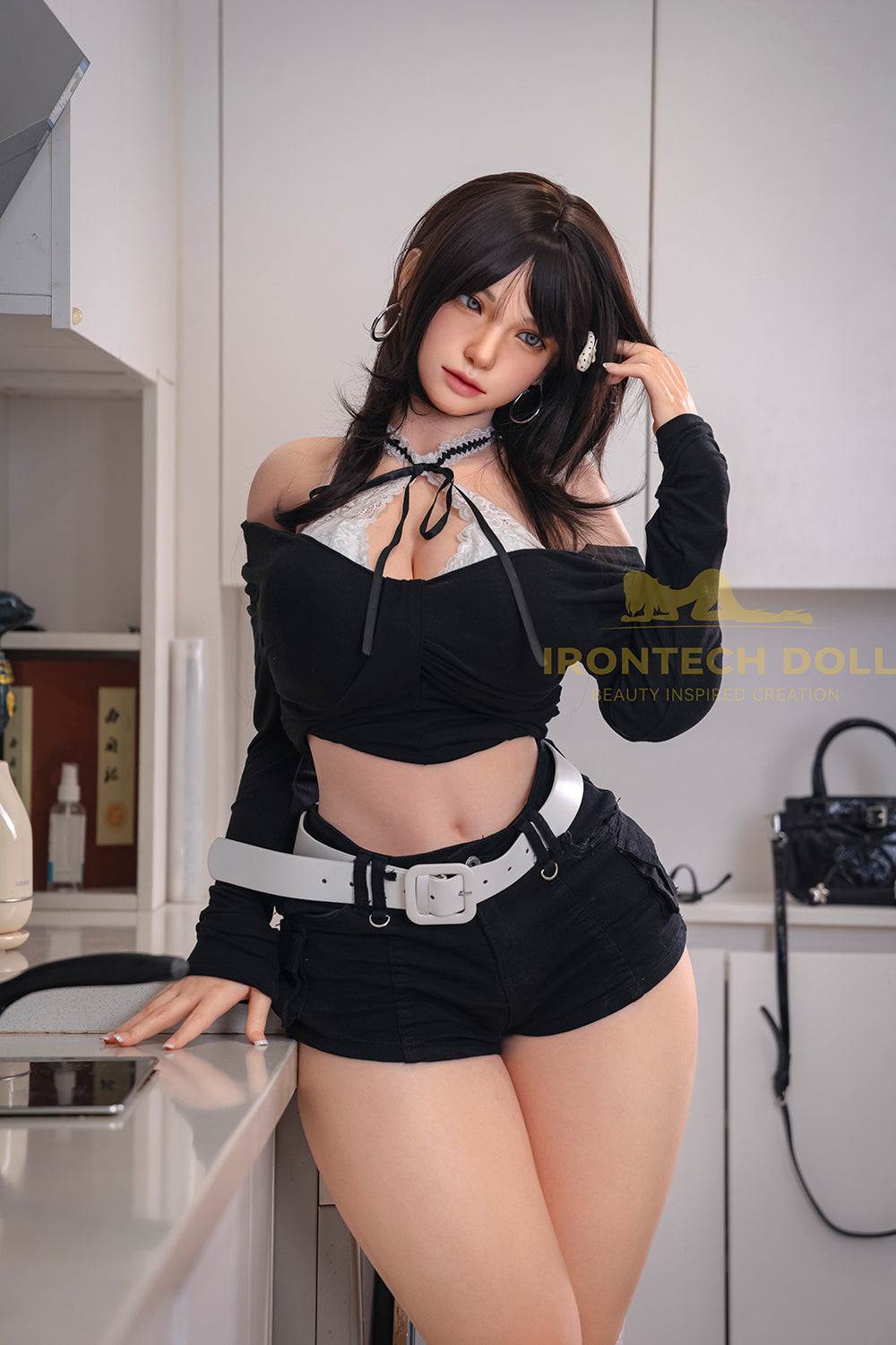 US Stock - Irontechdoll Lennon Plus 166cm S32 Natural Skin Full Silicone ROS Max Love Doll Big Boobs Silicone Oral Sex Doll