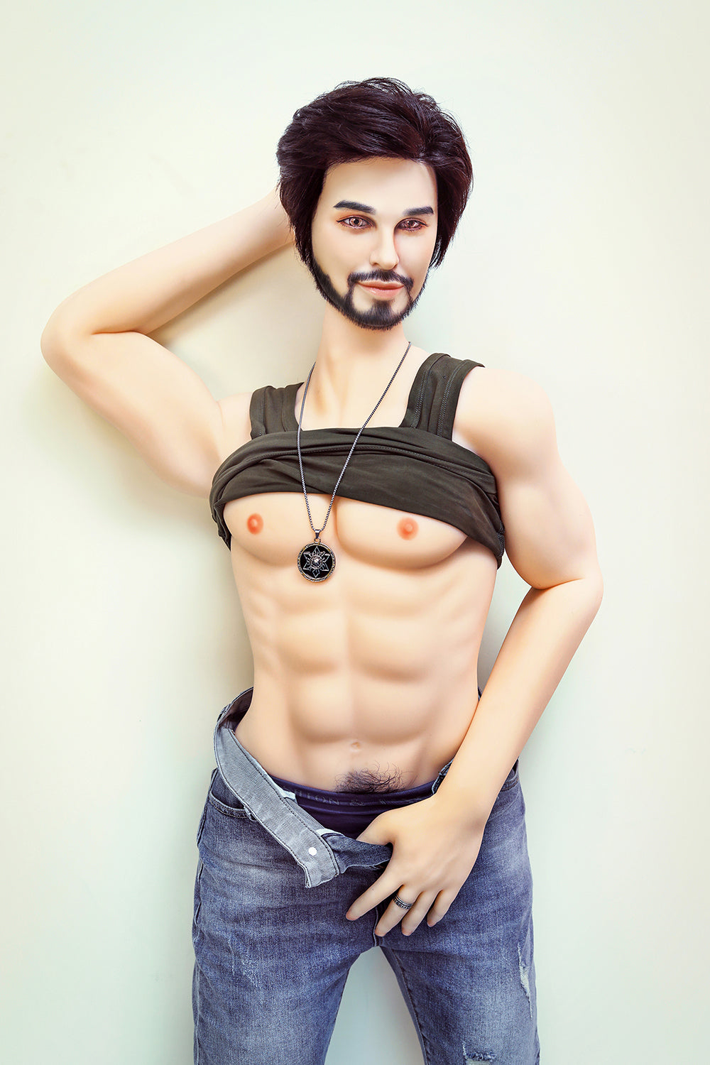 162cm Billy Silicone Head Male Sex Doll Realistic TPE Body Gay Adult Sex Doll