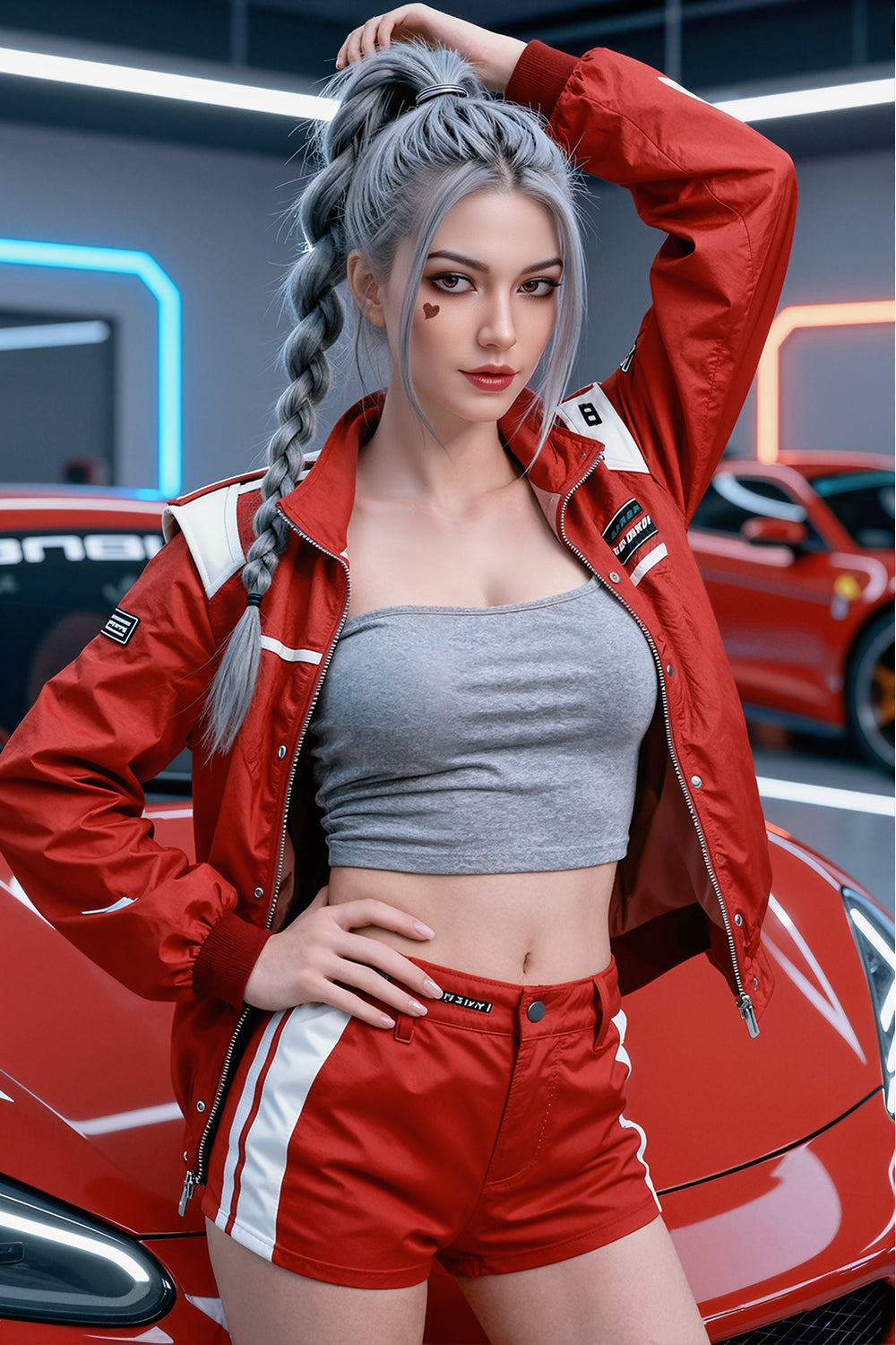 US Stock - Makayla Plus 173cm M7 Oral Sex Love Doll Silicone Head TPE Body ROS Head Movable Jaw Adult Sex Doll