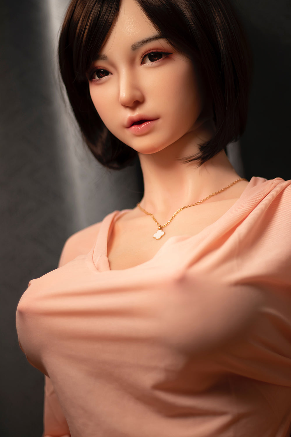 Lyola Torso Doll Full Silicone ROS Head Adult Torso Sex Doll Auto-Wiggling Movable Jaw Love Doll Torso