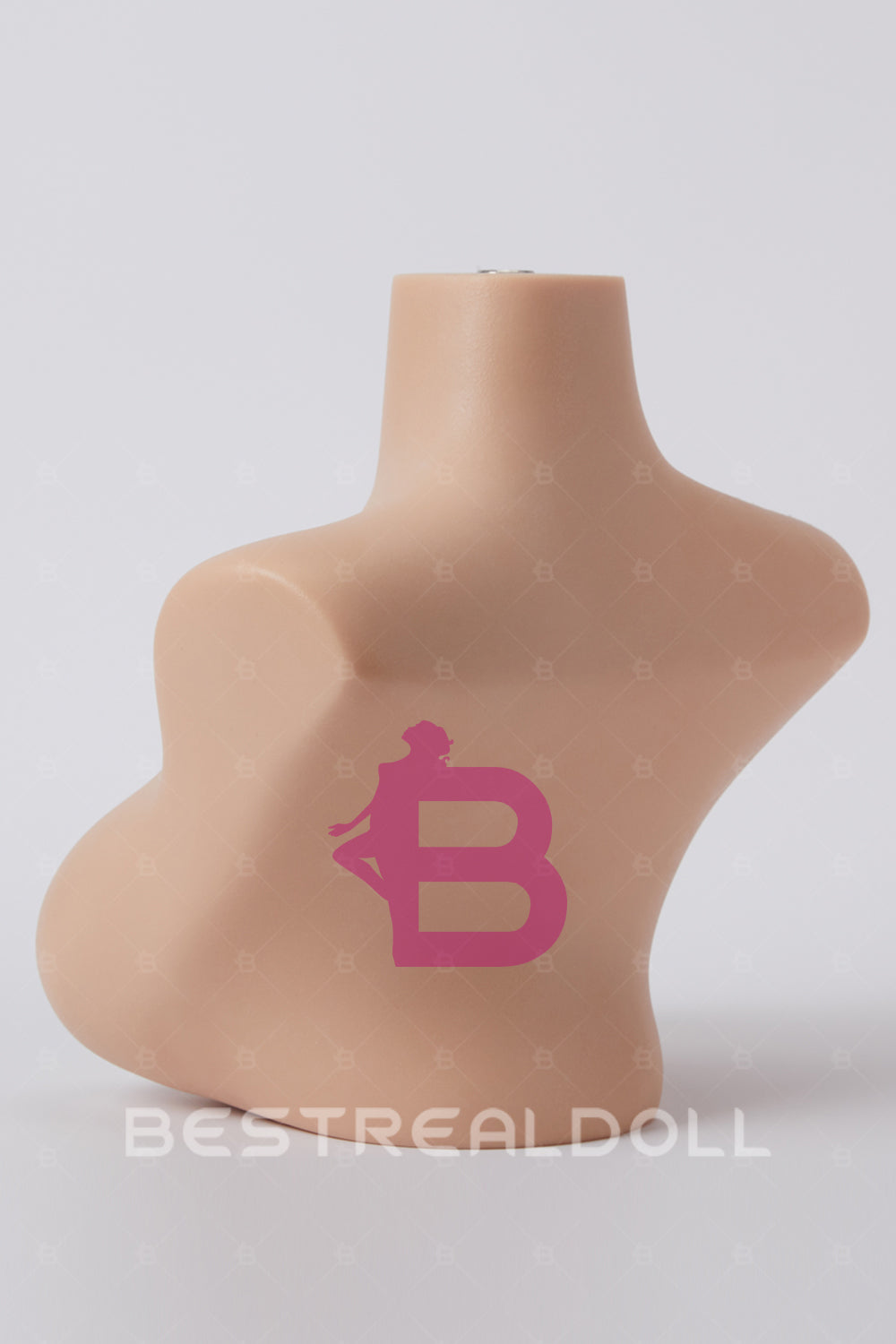 Three Skin Tone Full Silicone Sex Doll Head Stand for Display Light Tanned Skin Silicone Doll Head Stand ONLY