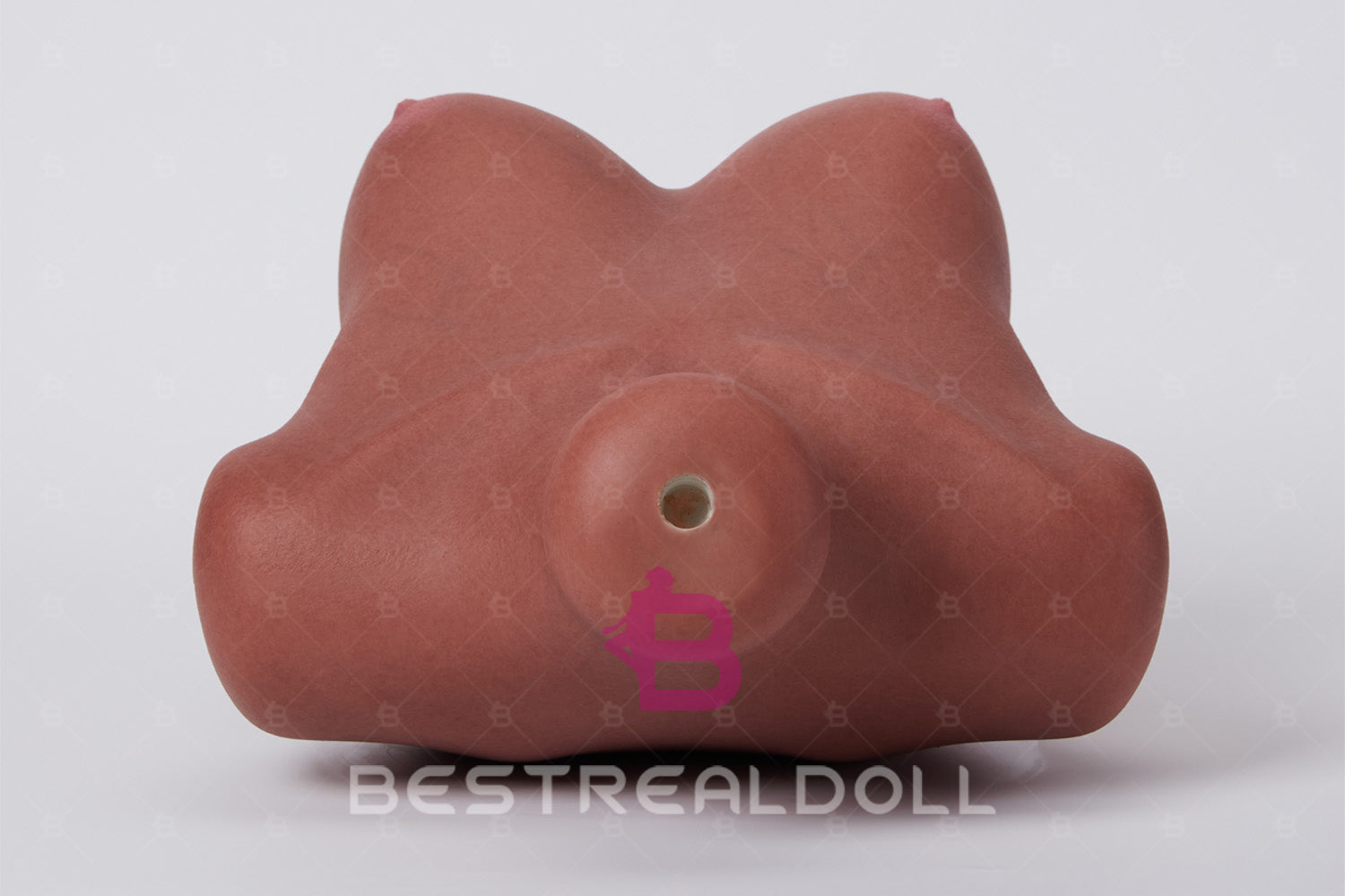 Full Silicone Half Body Sex Doll Head Display Stand Tanned Skin Silicone Adult Love Doll Head Stand ONLY