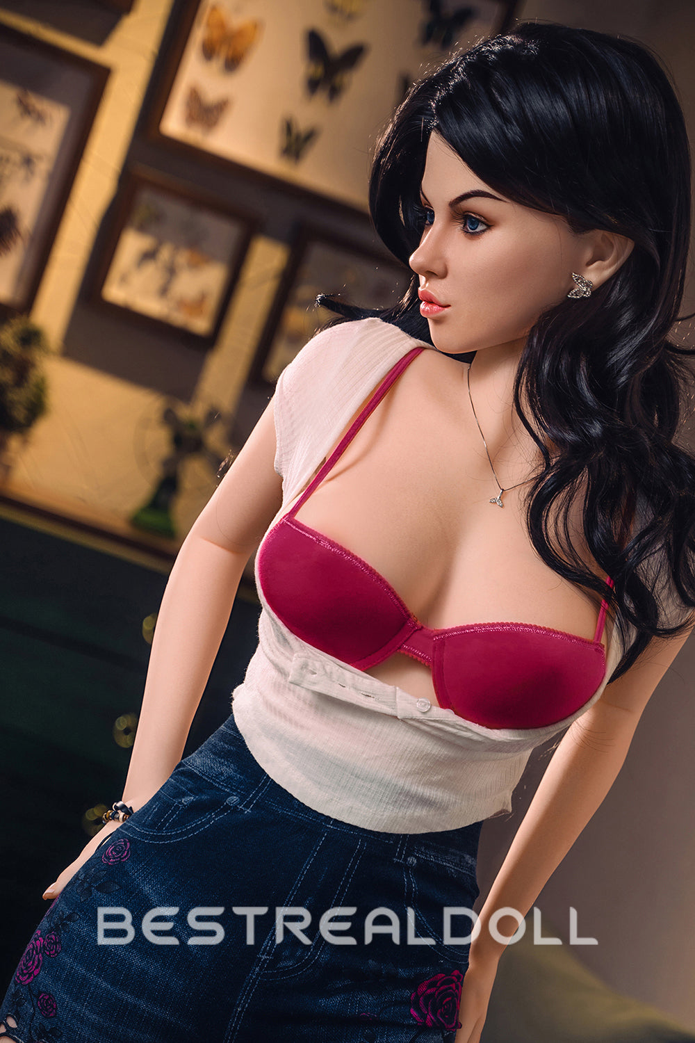 US Stock - Rubie 160cm Silicone Head Sex Doll S15 TPE Body Sexy Medium Boobs Adult Love Doll