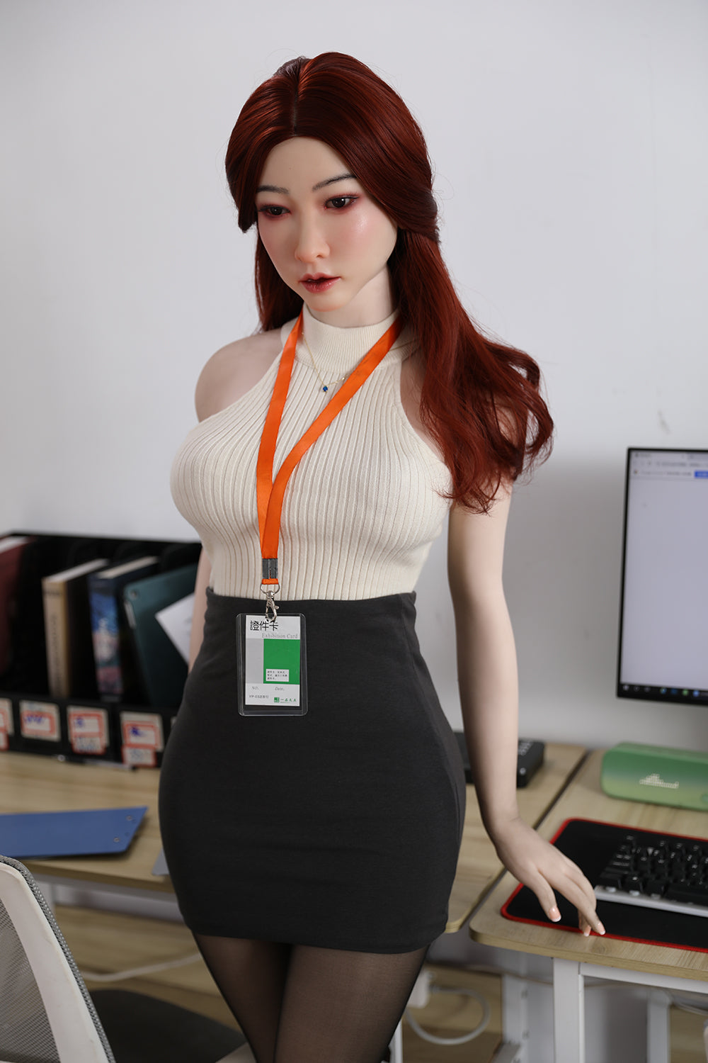 US Stock - 160cm Parthenia #402 Silicone Head Blowjob Sex Dolls TPE Body Adult Love Doll