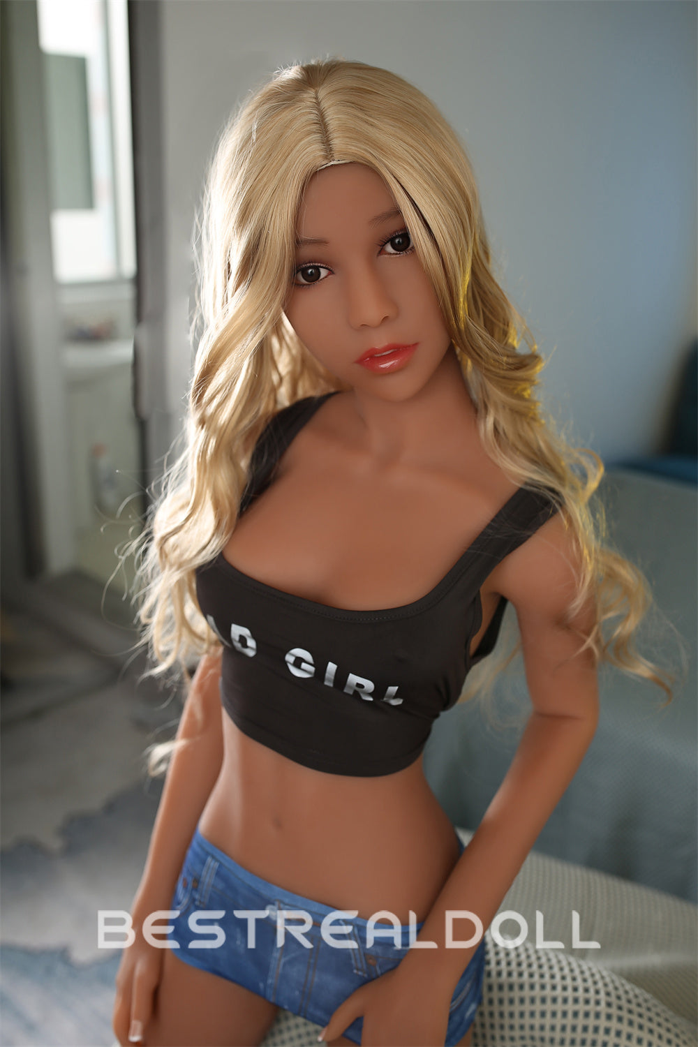 US Stock - Pam 158cm #97 Sexy Lady Jelly Boobs TPE Sex Doll With Tan Skin Color Love Doll