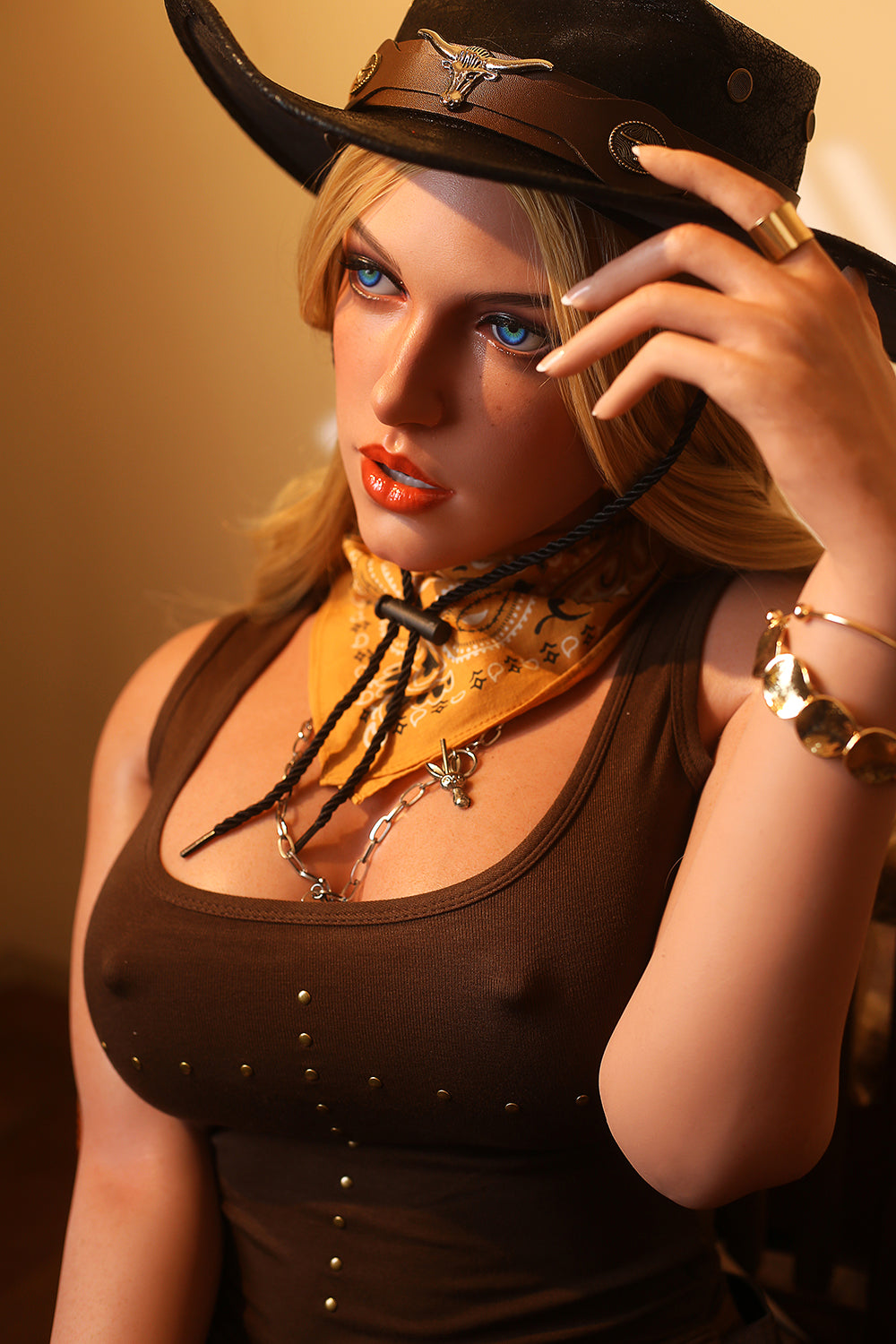 Sereia Plus 165cm K161 Full Silicone ROS Head Sex Doll Adult Ora Sex Silicone Love Doll with Movable Jaw