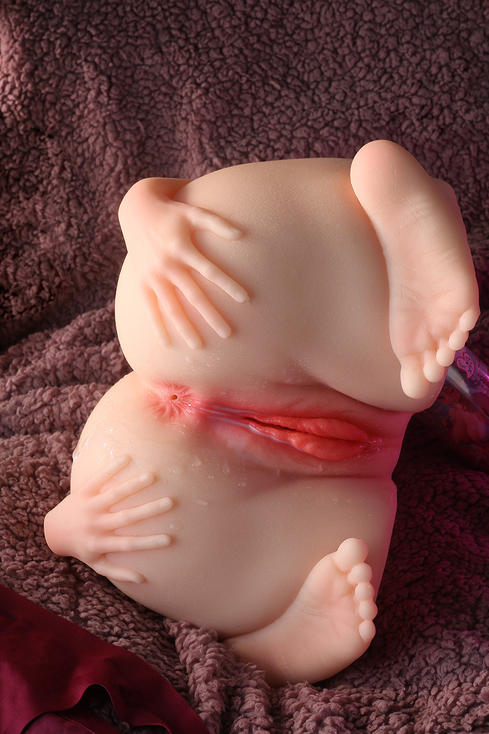 US Stock - 7.5kg TPE Sexy Peach Butt Natural Skin Hands on Butt TPE Torso Sex Doll Ass Torso Love Doll Ass
