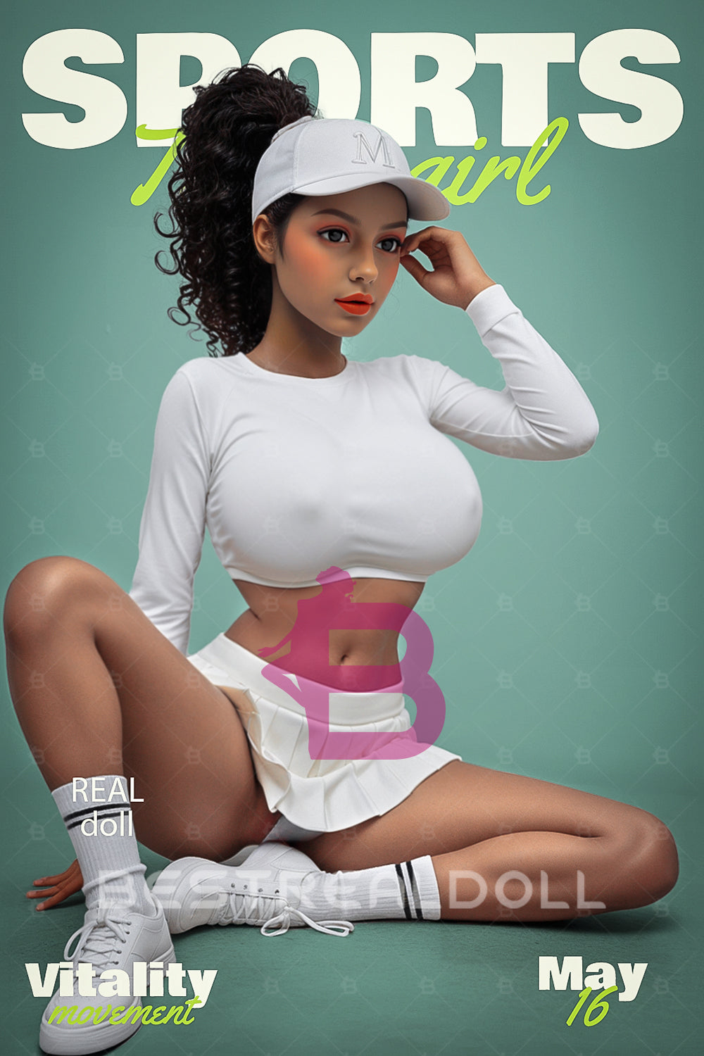 US Stock - Nina Plus 158cm #252 Big Breasts TPE Sex Doll Tanned Skin Sport Girl Adult TPE Love Dolls (Free 2ND Head)