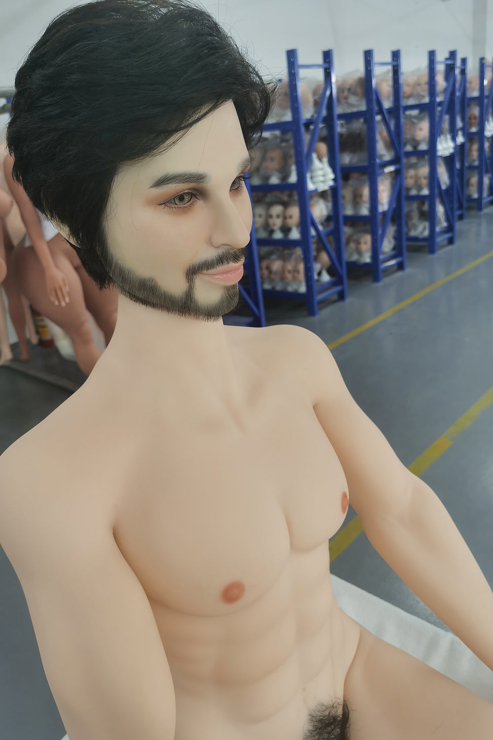 162cm Billy Silicone Head Male Sex Doll Realistic TPE Body Gay Adult Sex Doll